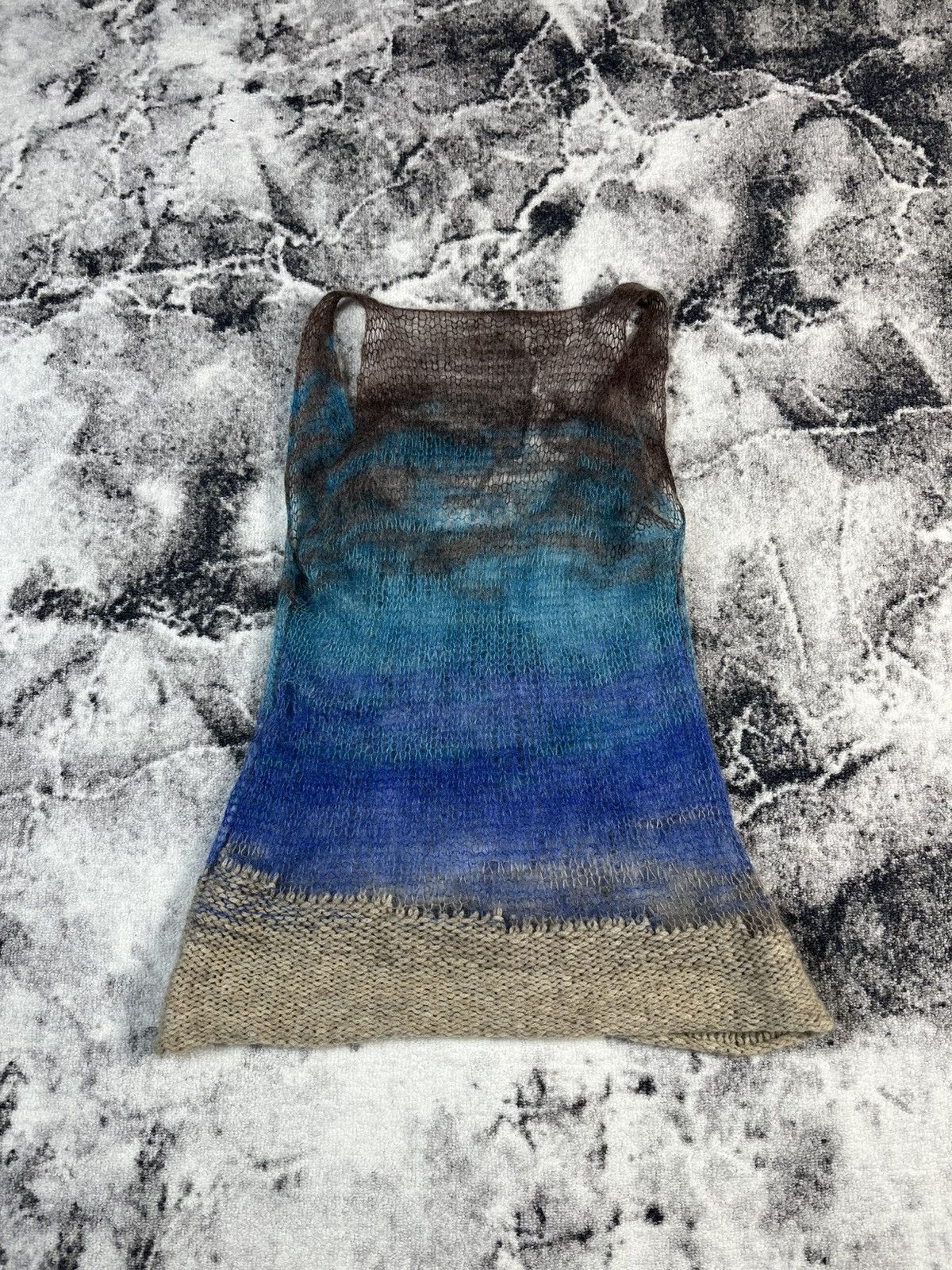 Other Vintage Knit Sleeveless Top/ Lightweight Gradient Tank Size S / US 4 / IT 40 - 1 Thumbnail
