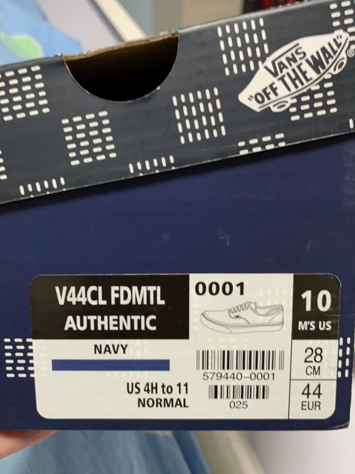 Vans VANS FDMTL x AUTHENTIC刺子 New no tags 44 Unique Size US 10 / EU 43 - 7 Thumbnail