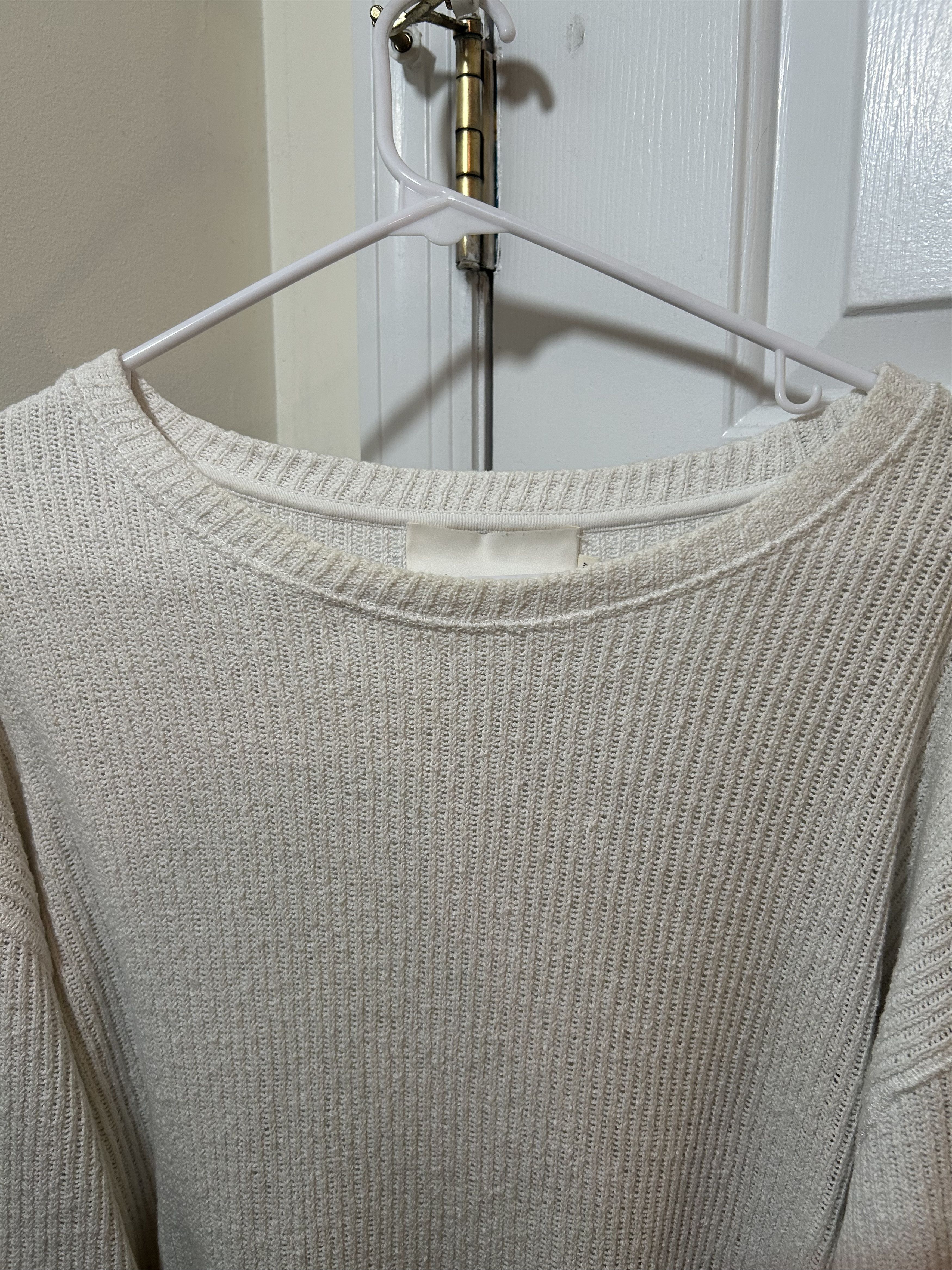 CLOSED Closed White Sweater Size US L / EU 52-54 / 3 - 3 Thumbnail