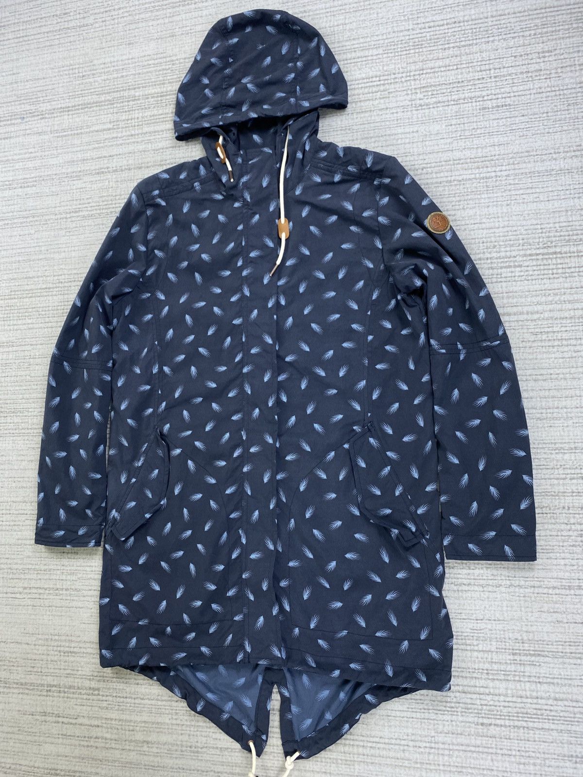 Timberland × Vintage Vintage Timberland Full Printed Long Jacket Hoodie Size US M / EU 48-50 / 2 - 4 Thumbnail