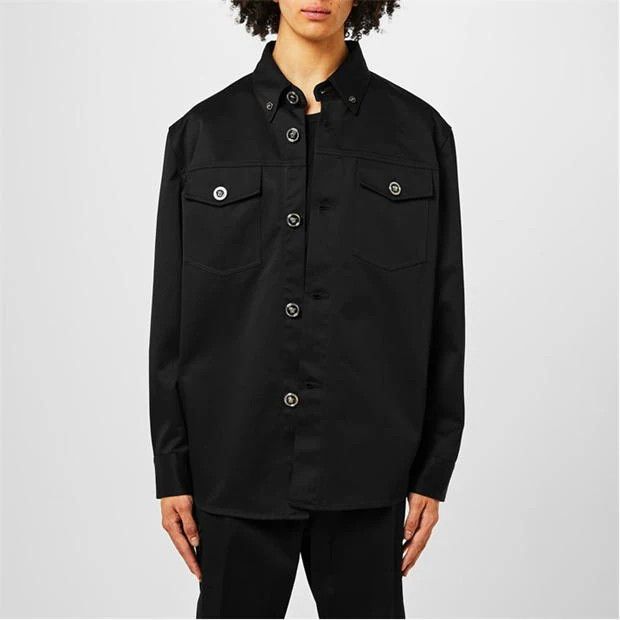Versace o1g2r1mq0824 Jacqur Shirts in Black Size US M / EU 48-50 / 2 - 3 Thumbnail