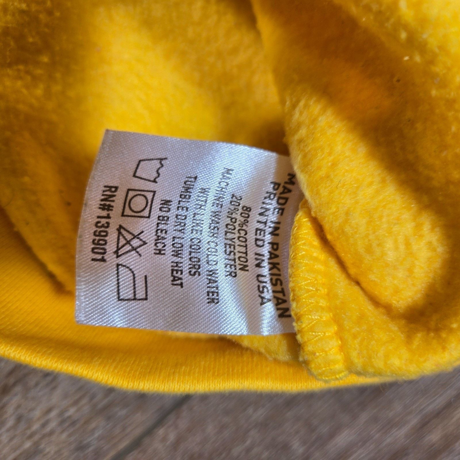 Other 3Forty Streets Raised Me Yellow Varsity Sweatshirt XL Size US XL / EU 56 / 4 - 6 Thumbnail