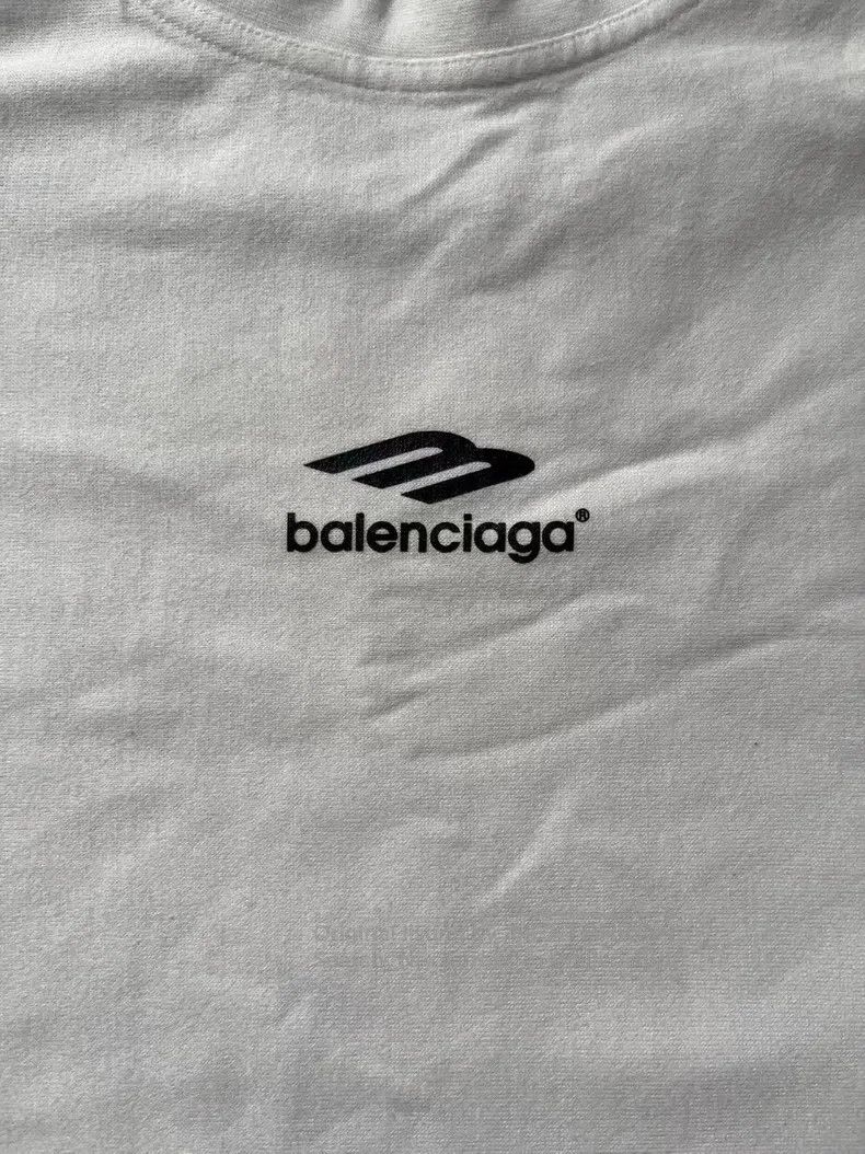 Balenciaga Balenciaga Solid Color Logo Printed Loose Round Neck Pullo Size US M / EU 48-50 / 2 - 3 Thumbnail
