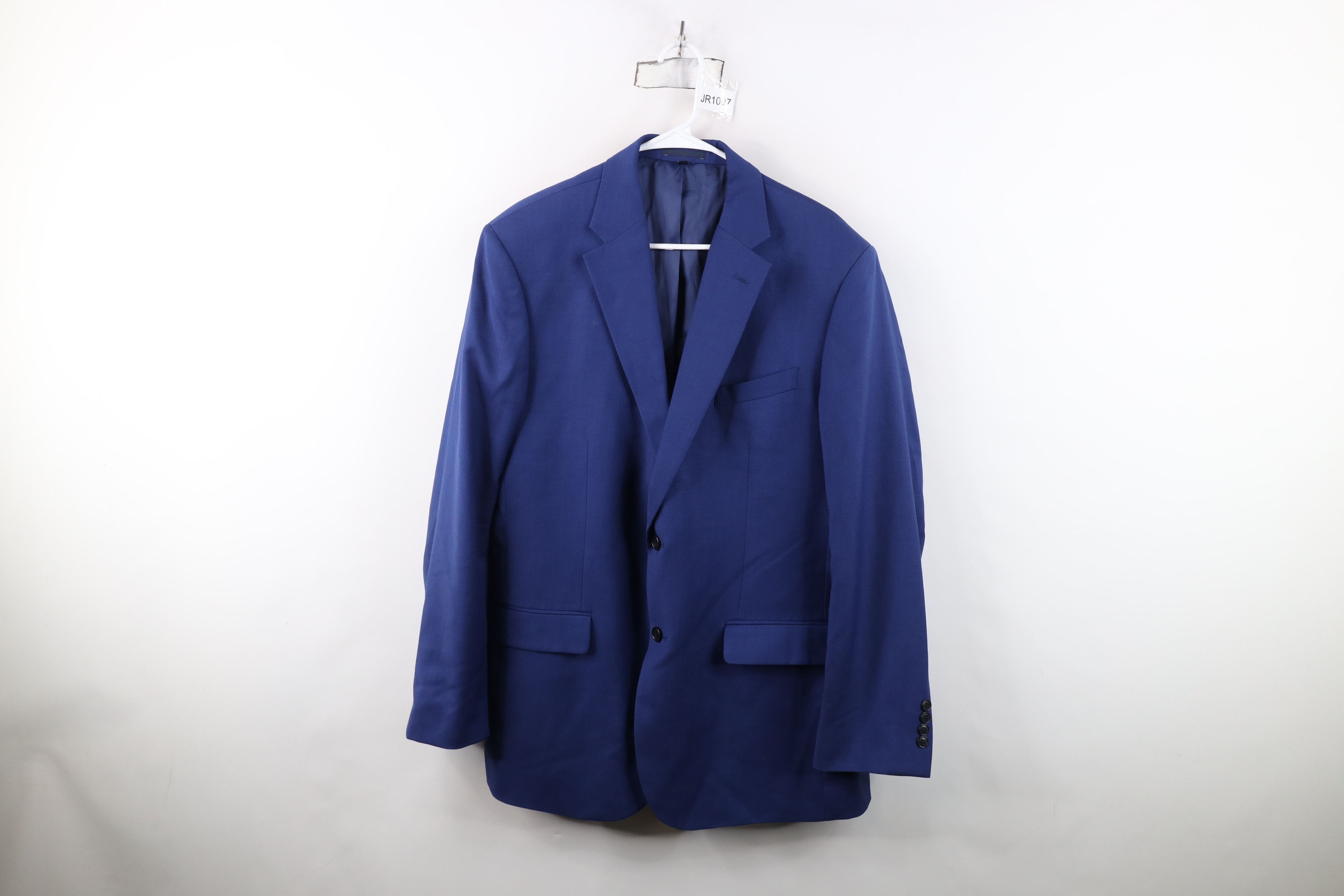 Jos. A. Bank Jos A Bank Wool 2 Button Suit Coat Blazer Jacket Blue Size US XXL / EU 58 / 5 - 1 Thumbnail