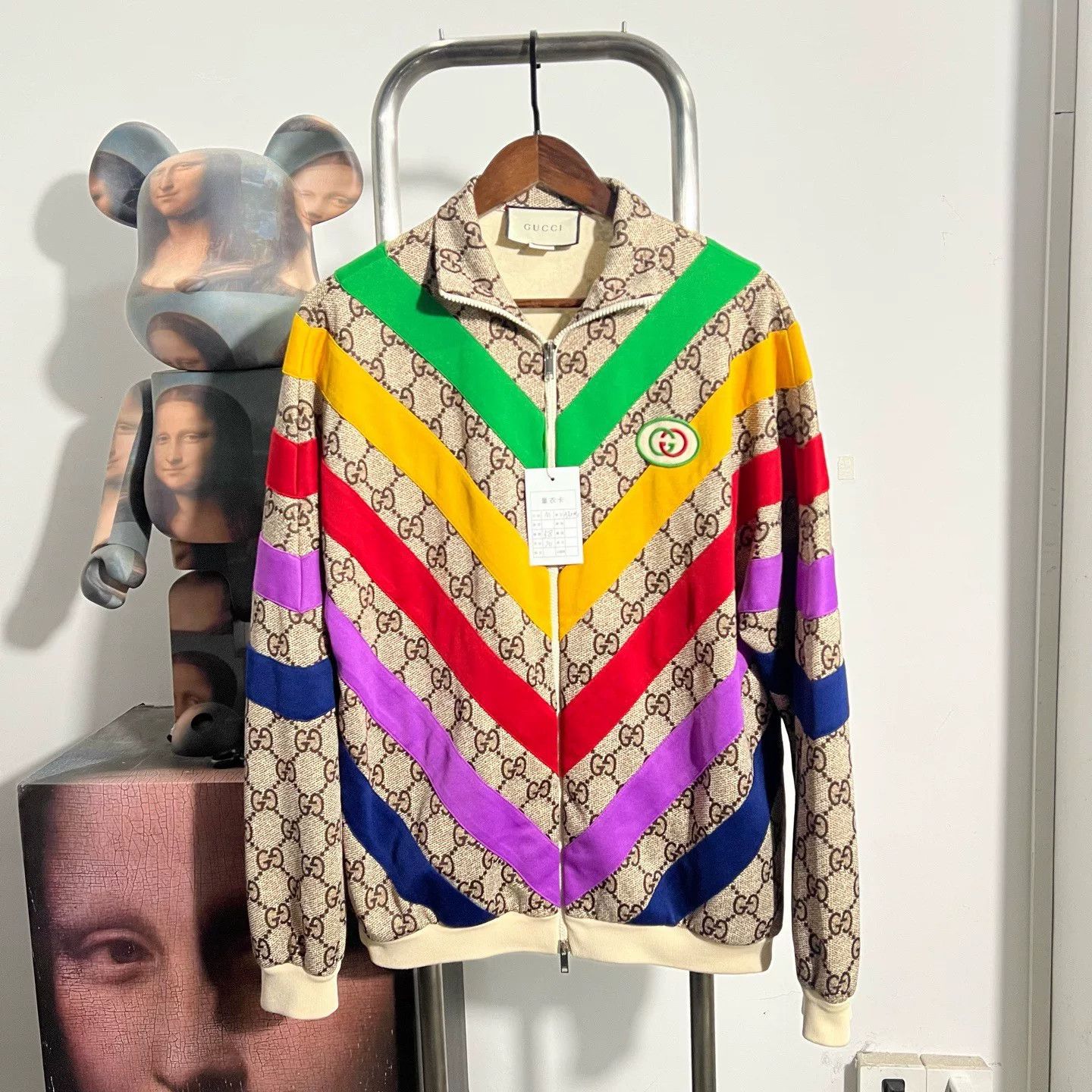 Gucci Gucci Rainbow Multi Jacket M Women Size M / US 6-8 / IT 42-44 - 1 Thumbnail