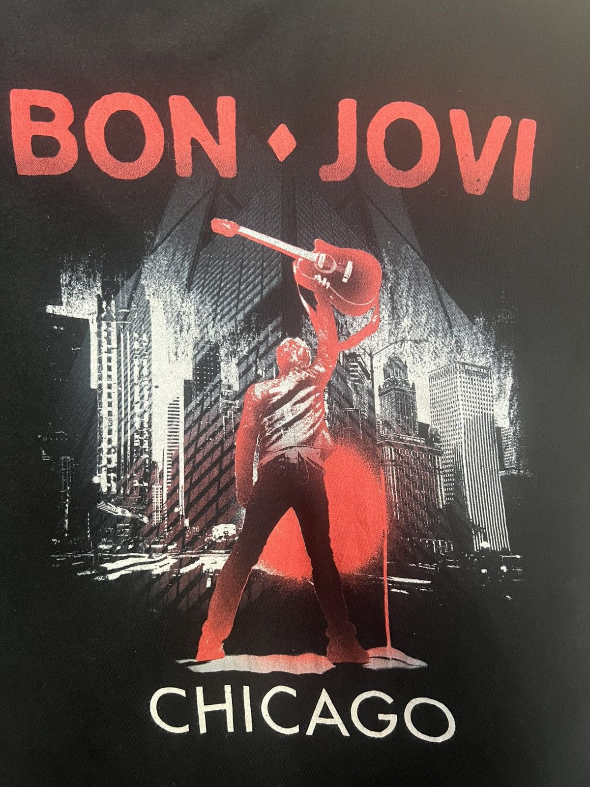 Band Tees Bon Jovi Chicago 2018 Size US L / EU 52-54 / 3 - 2 Thumbnail