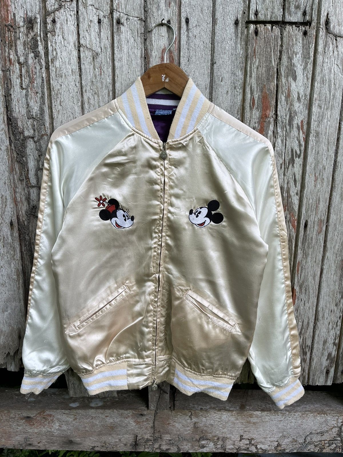 Disney Vintage Walt Disney Minnie Mouse Sukajan Jacket Size S / US 4 / IT 40 - 1 Thumbnail