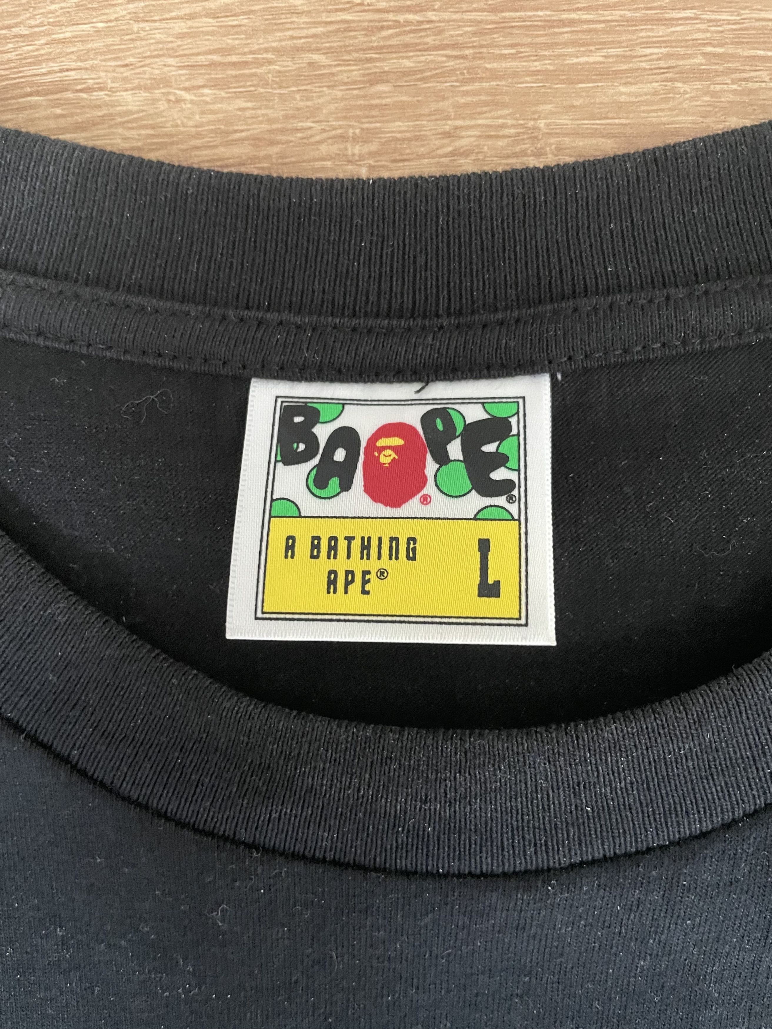Bape Japan College Tee Size US L / EU 52-54 / 3 - 3 Thumbnail