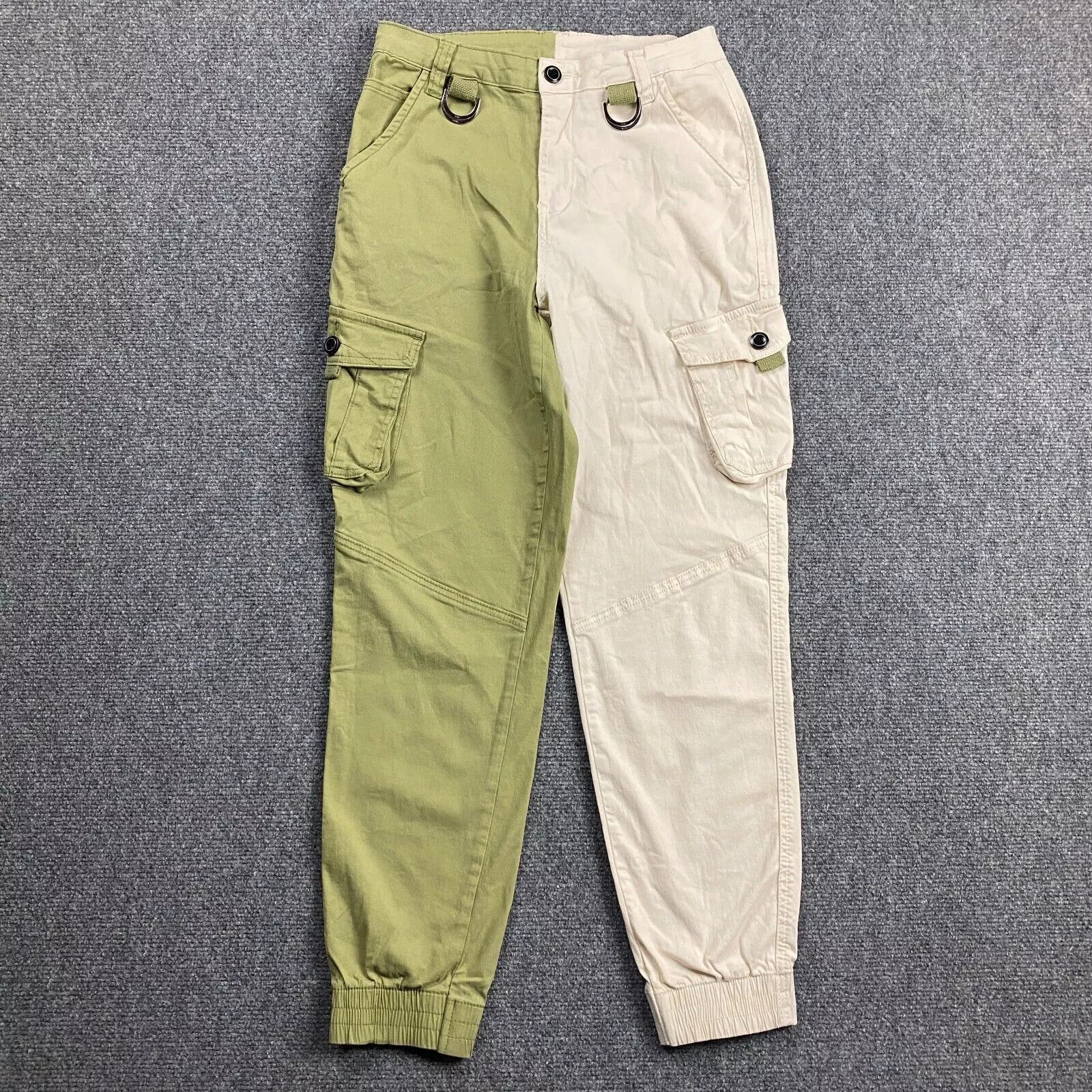 Other American Bazi Cargo Pants Women's Small Colorblock Tapered Size 26" / US 2 / IT 38 - 1 Thumbnail