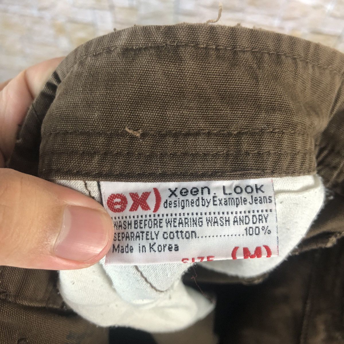 Japanese Brand Example Big pocket Dark Brown Cargo Multipocket Pants #A80 Size US 29 - 19 Thumbnail