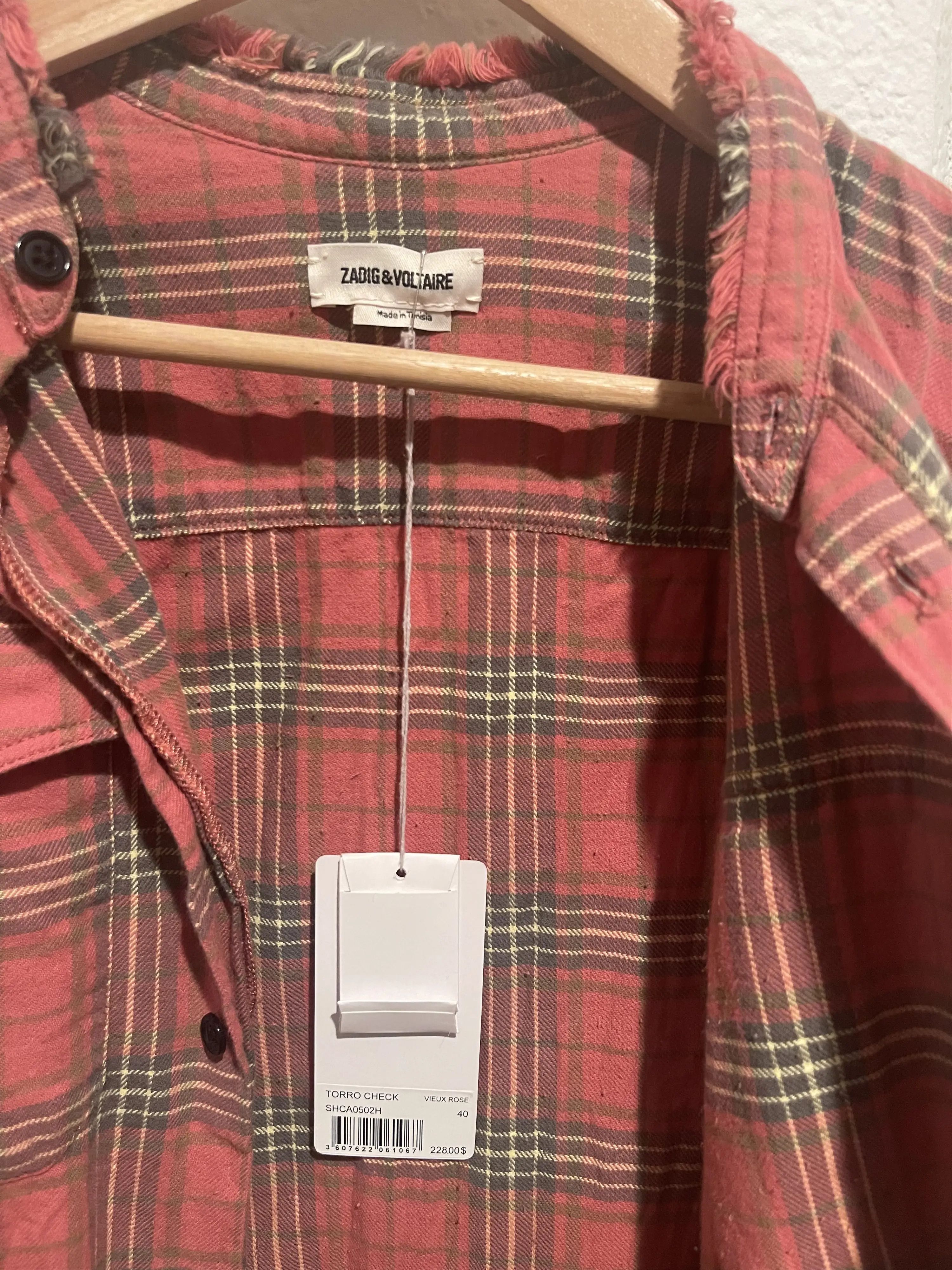 Zadig & Voltaire Zadig & Voltaire Torro Check Shirt Size US M / EU 48-50 / 2 - 2 Thumbnail