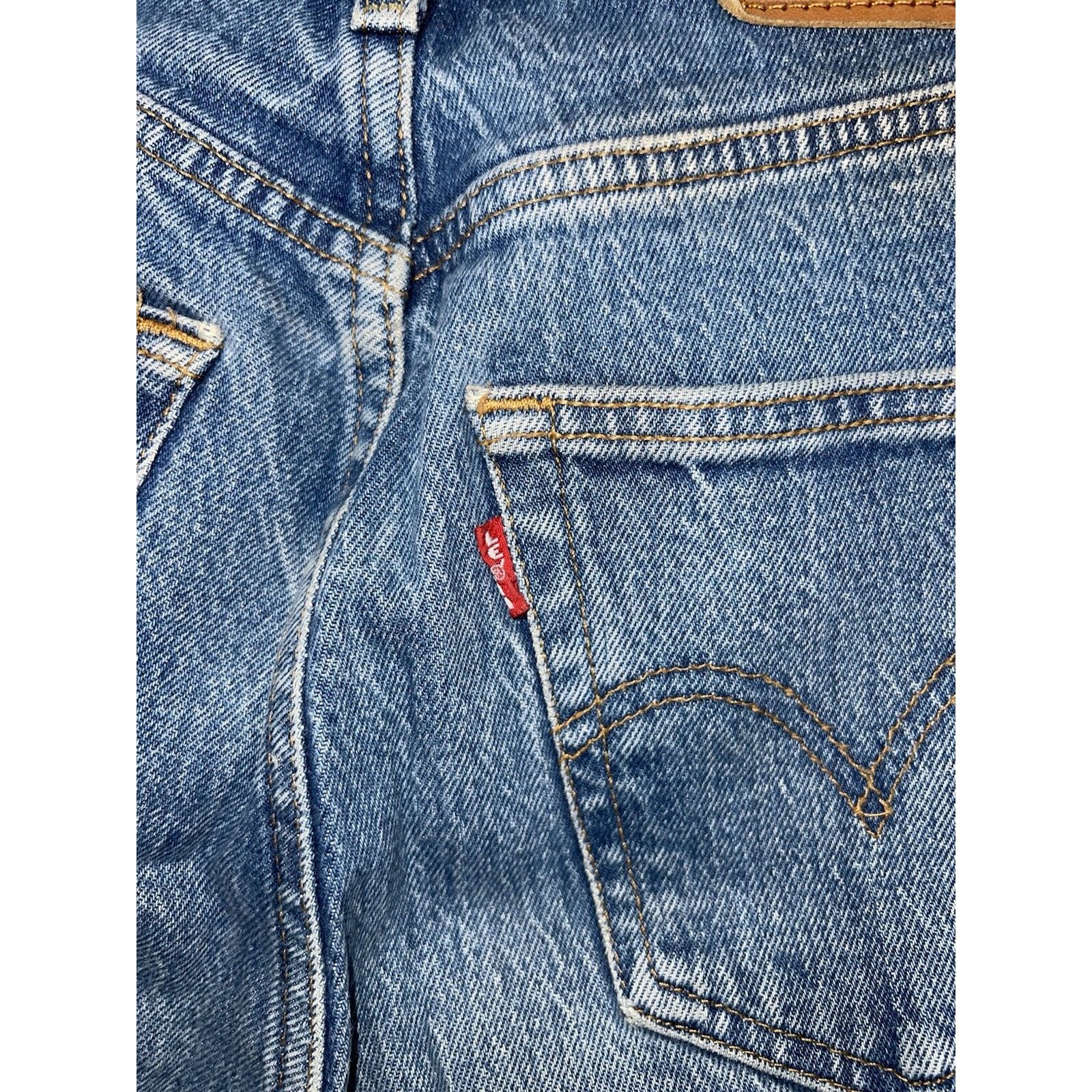 Levi's LEVI’S RIBCAGE FULL LENGTH - Dark Wash Size 24 A003138 Size 32" / US 10 / IT 46 - 11 Thumbnail