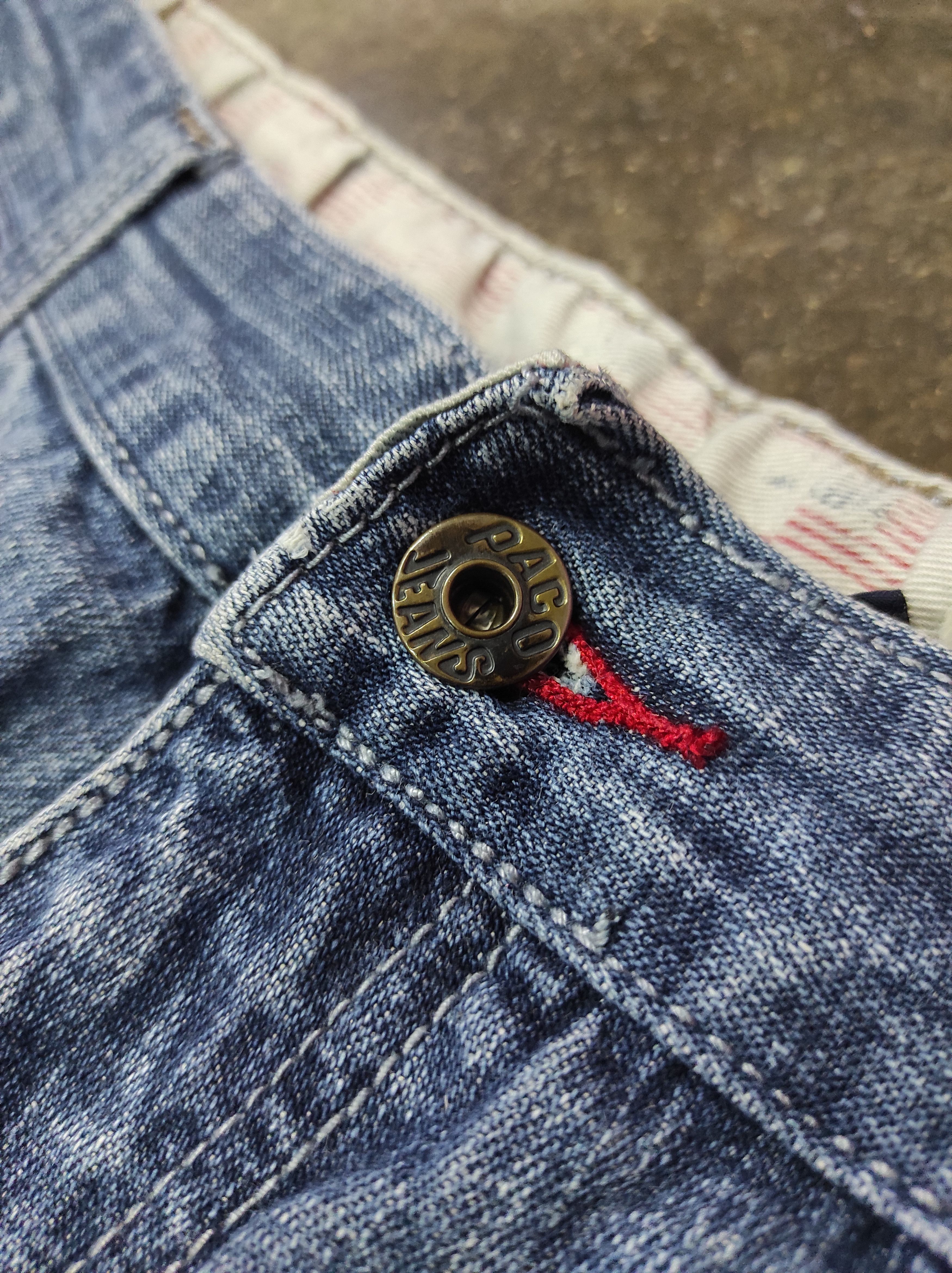 Vintage PACO JEANS BAGGY DENIM SHORT PANTS Size US 40 / EU 56 - 7 Thumbnail