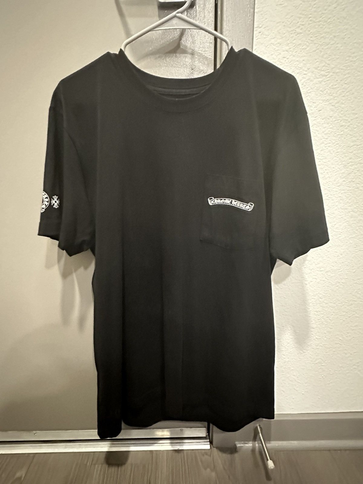 Chrome Hearts Chrome Hearts Eye chart dagger T-shirt | Grailed