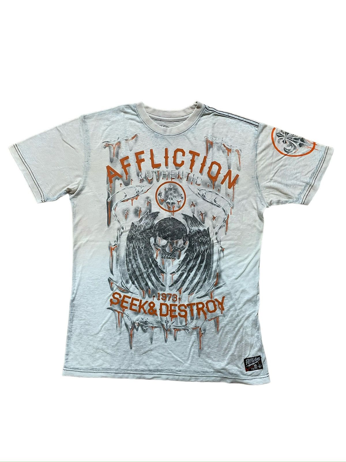 送料無料◆2025新品  Affliction Affliction Rare Vintage Elite MMA Y2K Tapout × トップス