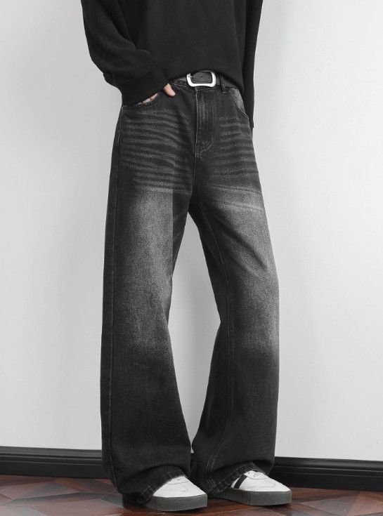 Japanese Brand Men's Cleanfit Distressed Retro Versatile Jeans Size US 32 / EU 48 - 1 Thumbnail