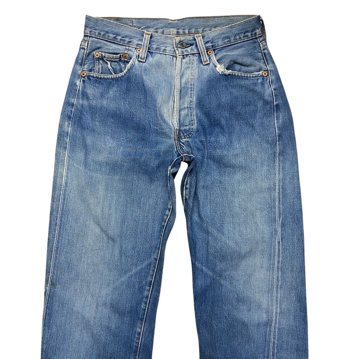Levi's Vintage 90s Levis 501 Big E Selvedge Jeans Size US 28 / EU 44 - 3 Thumbnail