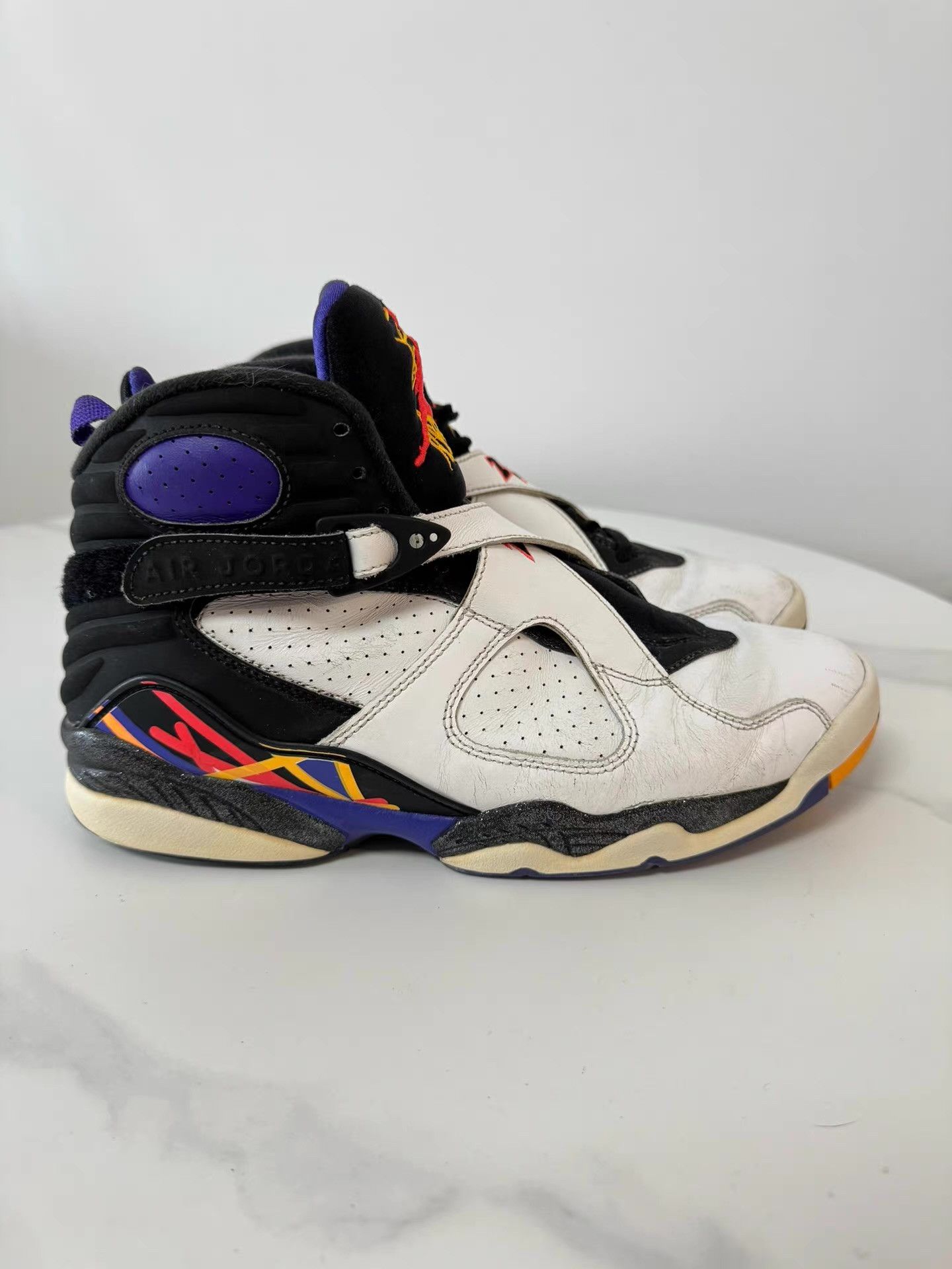 Nike Air Jordan 8 Three Peat, retro and wear-resistant Q10 Size US 9.5 / EU 42-43 - 1 Thumbnail