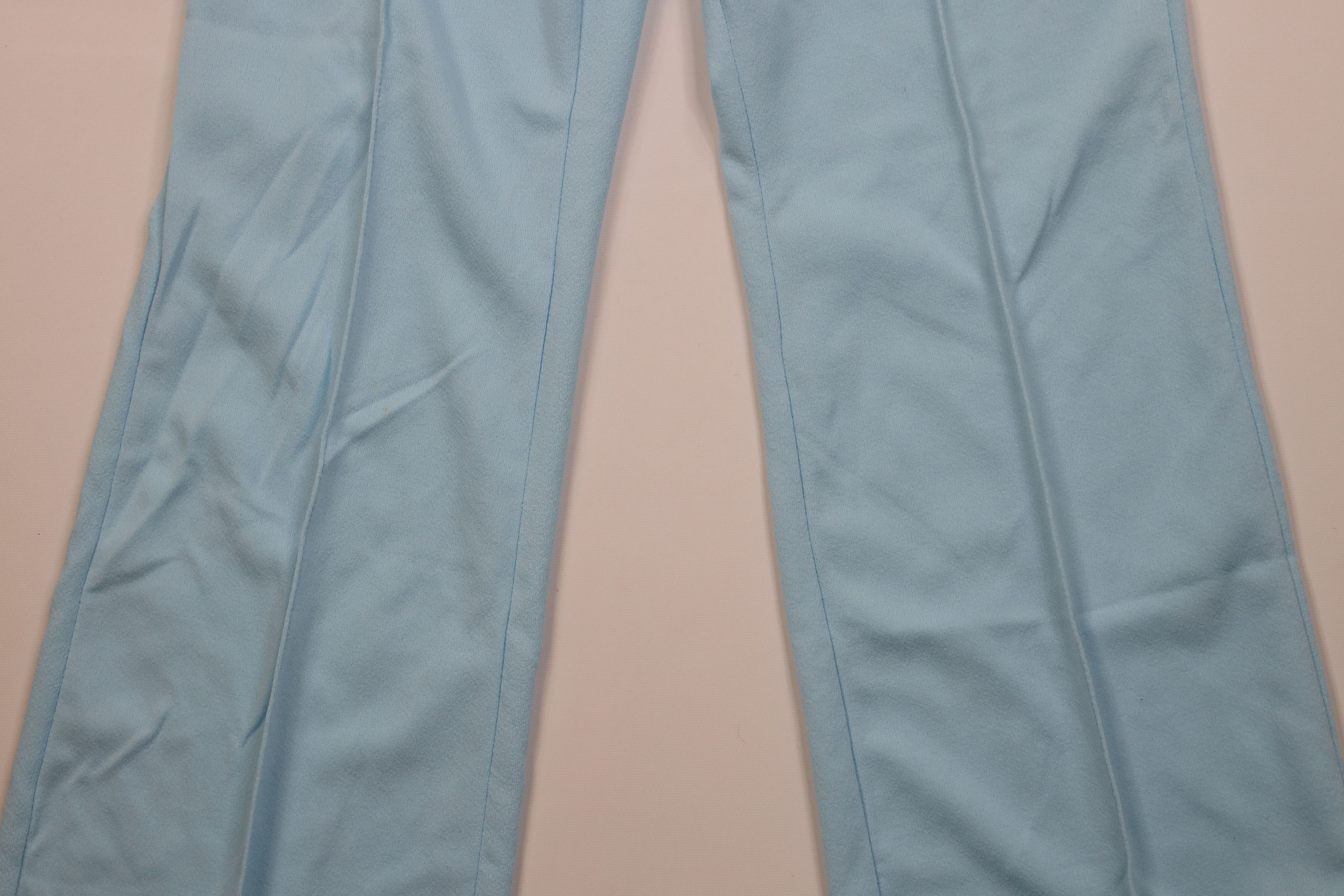Vintage Vintage 70s Streetwear Bell Bottoms Chino Pants Blue USA Size 38" / US 16 / IT 52 - 3 Thumbnail