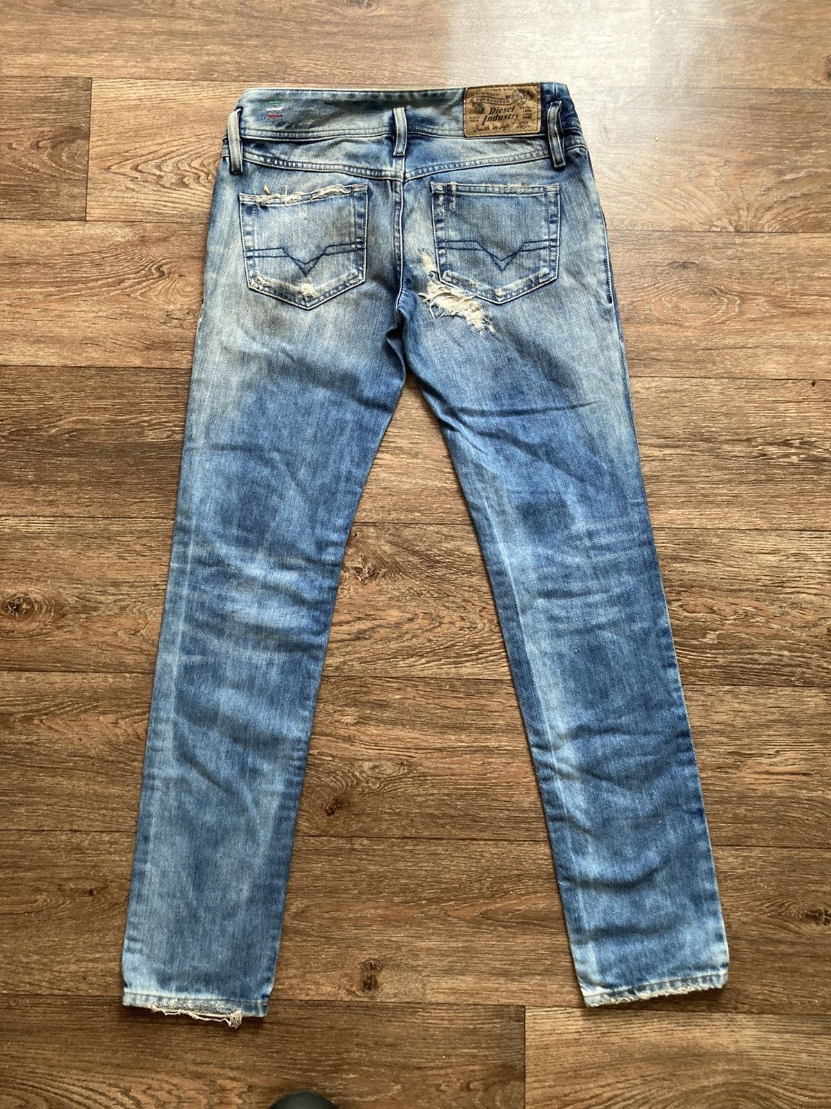 Diesel × Hysteric Glamour Distressed Italy Diesel denim jeans Size US 27 - 6 Thumbnail