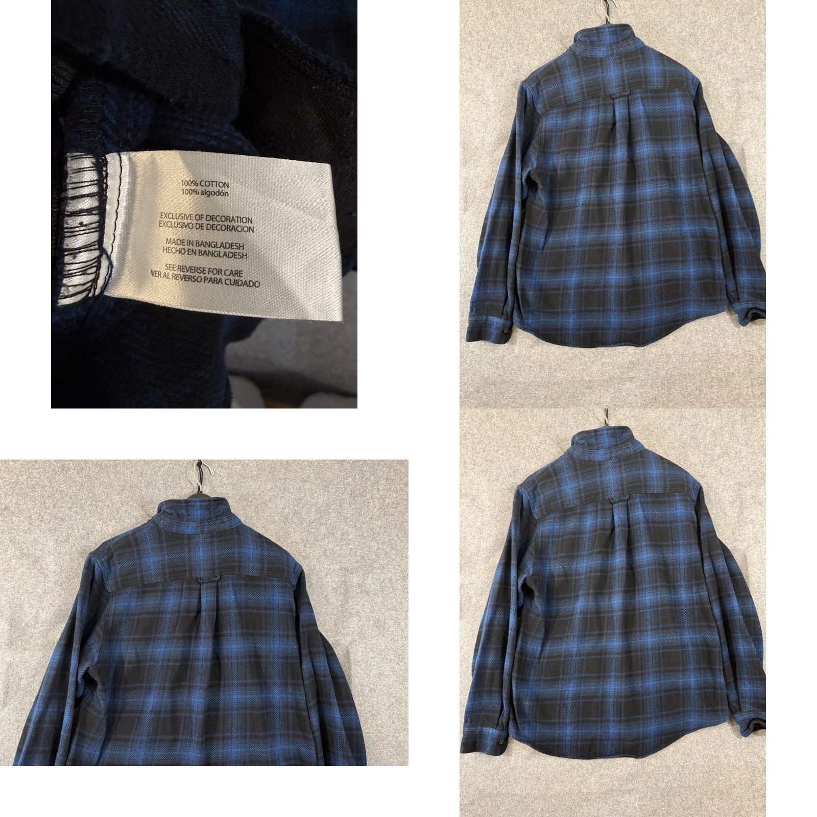 Orvis Orvis Flannel Shirt Jacket Mens M Blue Black Plaid Button-Up Long Sleeve Size US M / EU 48-50 / 2 - 8 Thumbnail