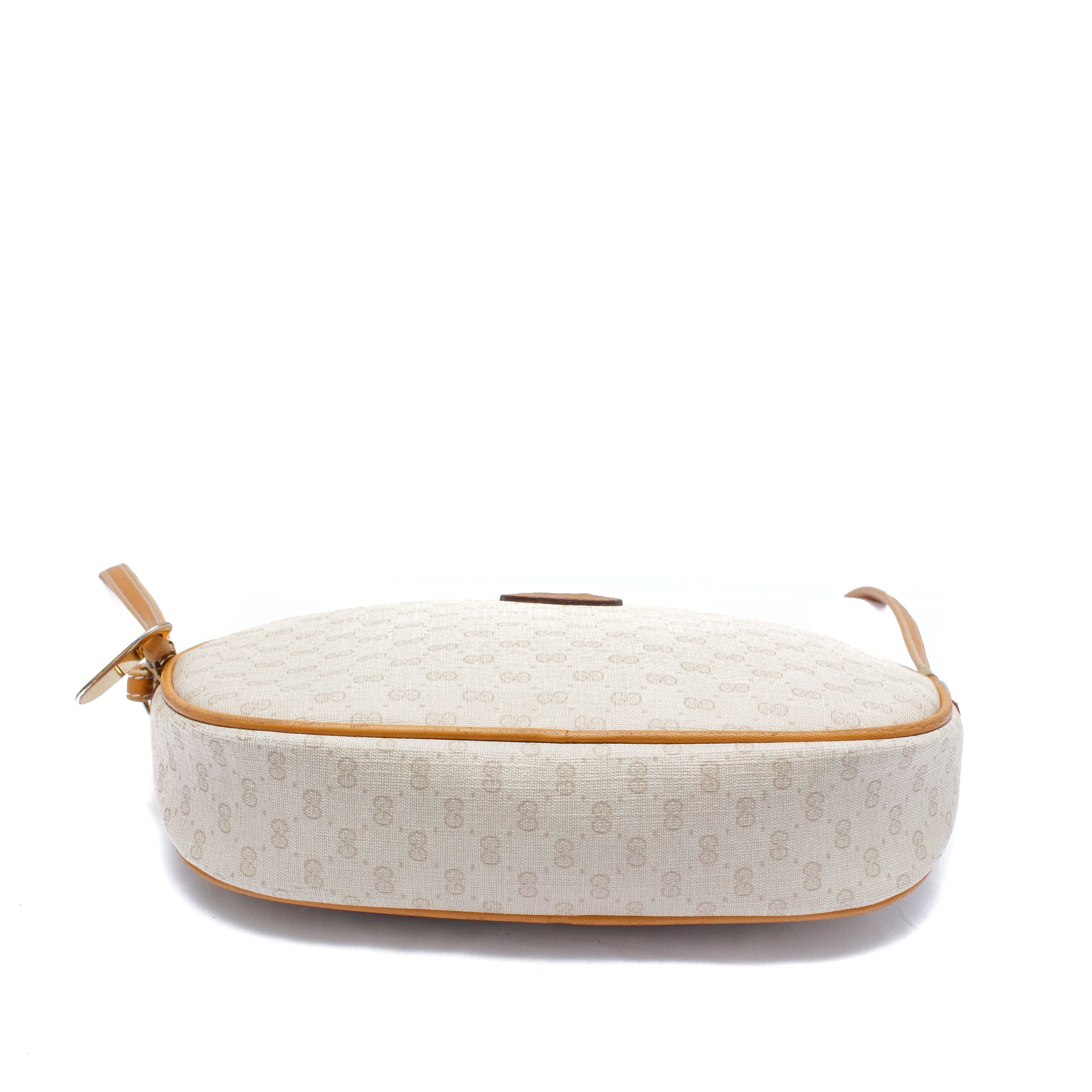 Gucci × Vintage GUCCI Vintage Shoulder/Crosbody Bag Beige Monogram Size ONE SIZE - 6 Thumbnail
