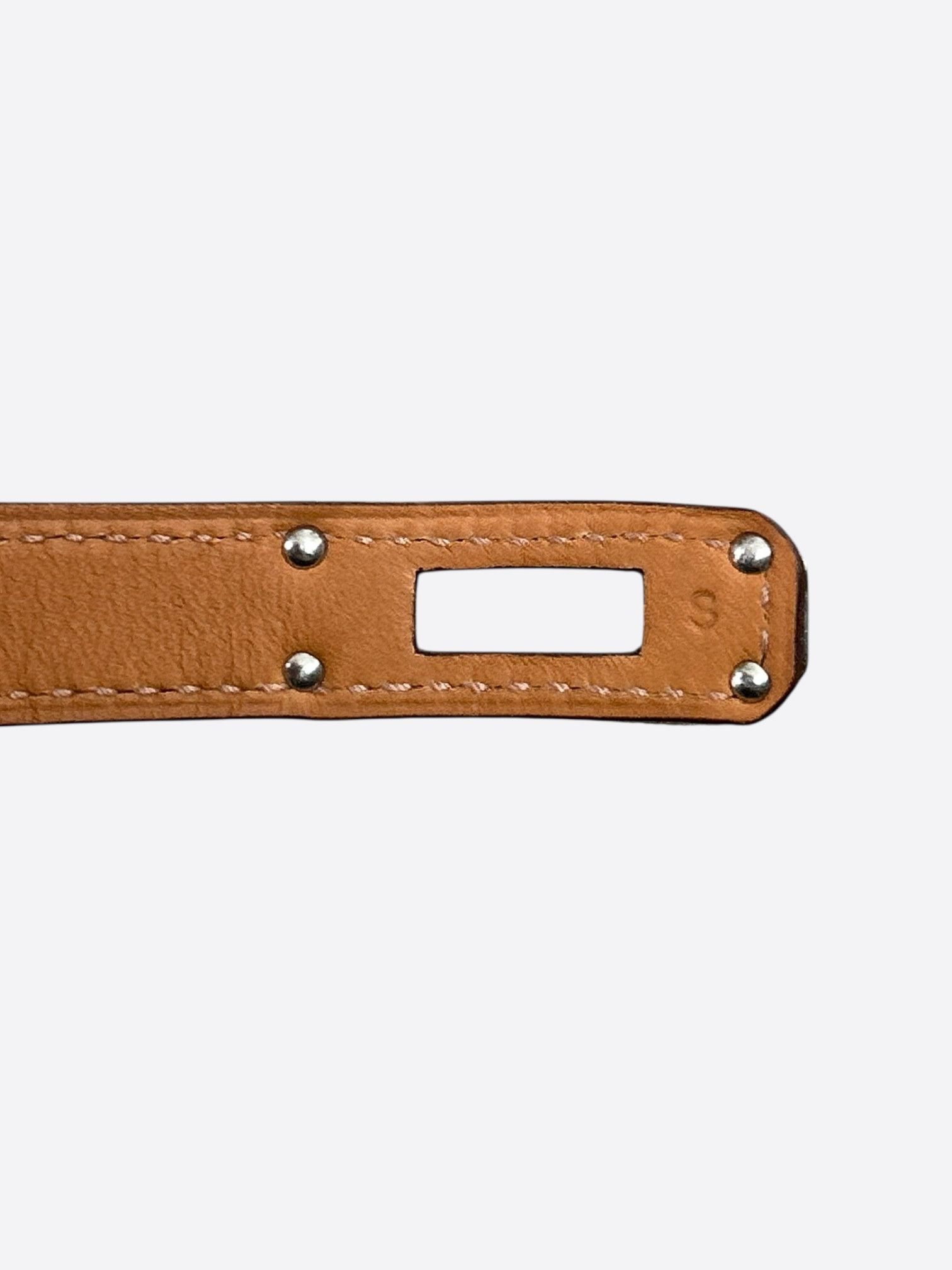 Hermes Purple Croc & Palladium Hardware Kelly Double Tour Bracelet Size ONE SIZE - 3 Thumbnail