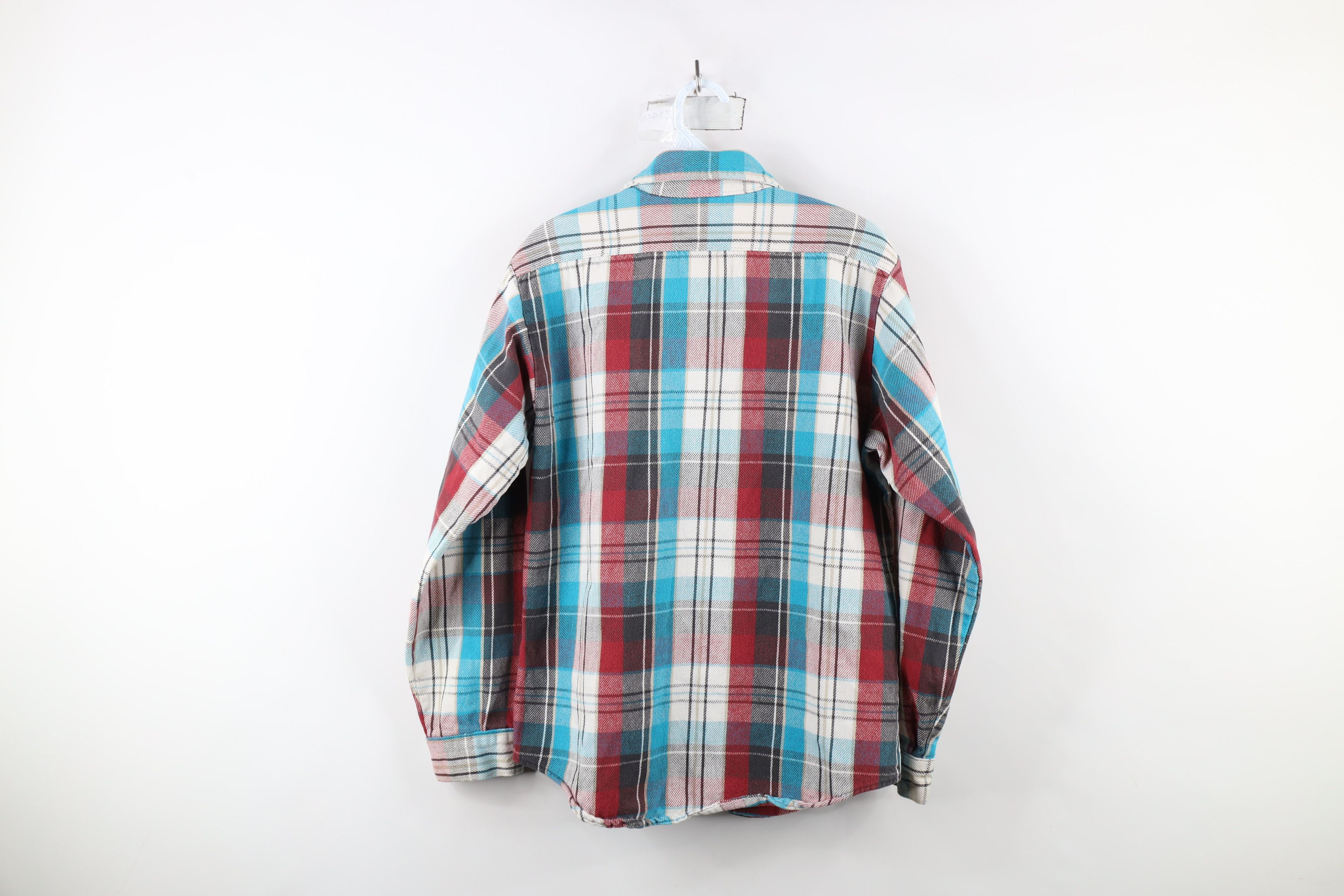 FiveBrother × Vintage Vintage 90s Five Brother Flannel Workwear Button Shirt USA Size US M / EU 48-50 / 2 - 13 Thumbnail
