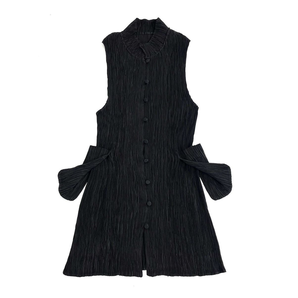 Issey Miyake × Pleats Please Issey Miyake Pleats Please Issey Miyake 3D Pocket Sleeveless Button Up Size US L / EU 52-54 / 3 - 1 Thumbnail
