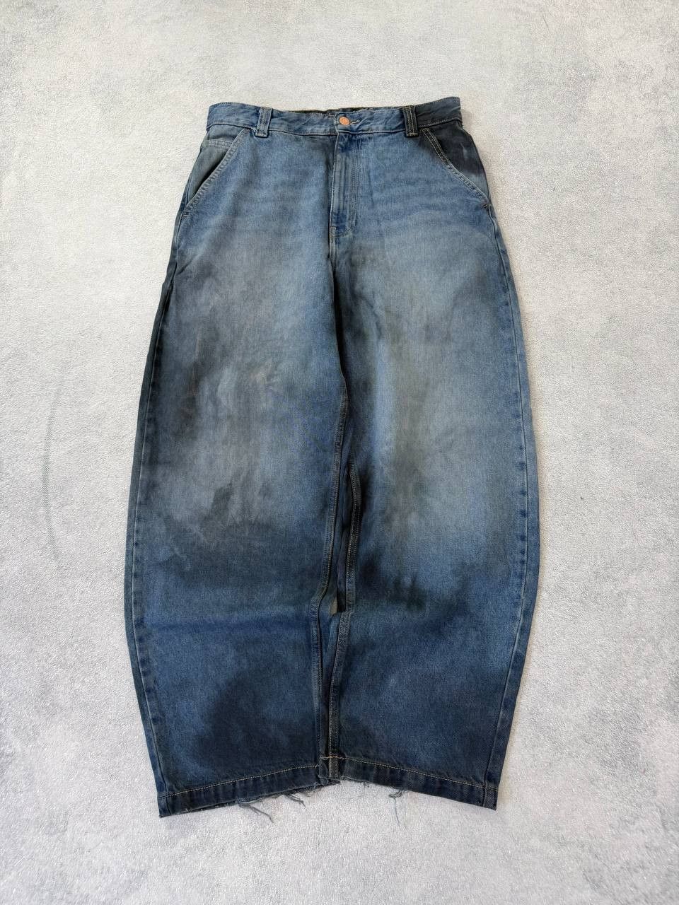 Japanese Brand Vintage tornado mart style washed baggy y2k hype Jeans Blue Size US 32 / EU 48 - 12 Thumbnail