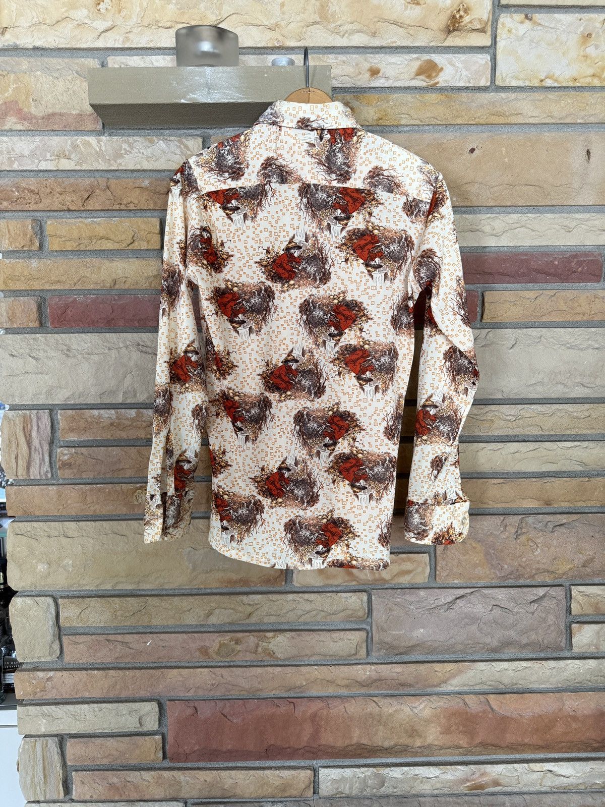 Vintage Vintage 70s Novelty Print Button Up Shirt Western Rockabilly Size US S / EU 44-46 / 1 - 7 Thumbnail