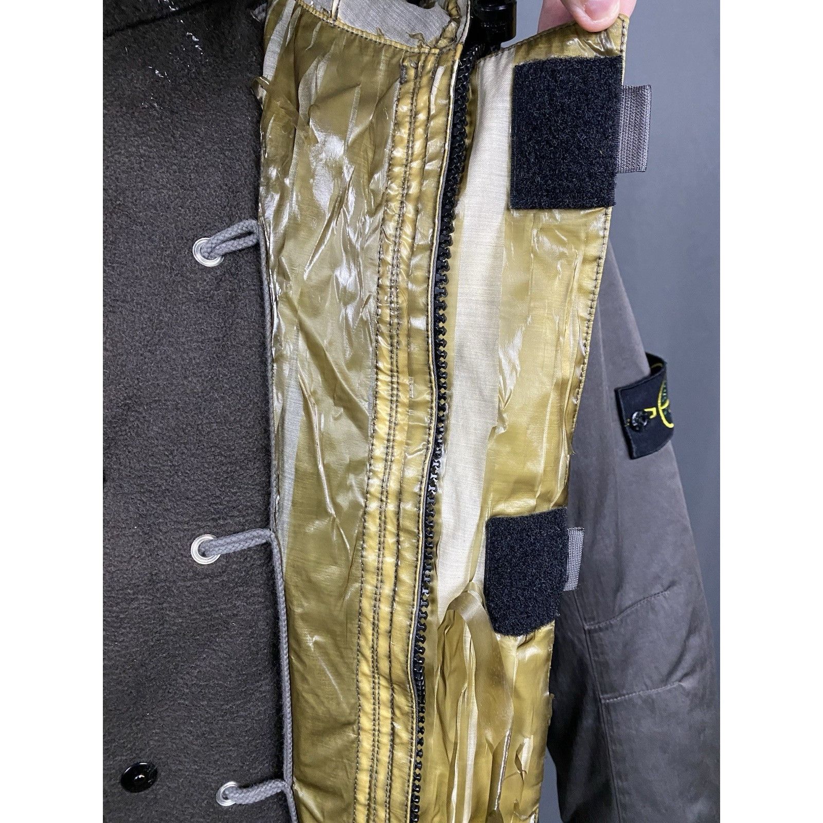 Stone Island Stone Island + Liner 2008 Vintage Liquid Silk Insulated Men' Size US L / EU 52-54 / 3 - 11 Thumbnail