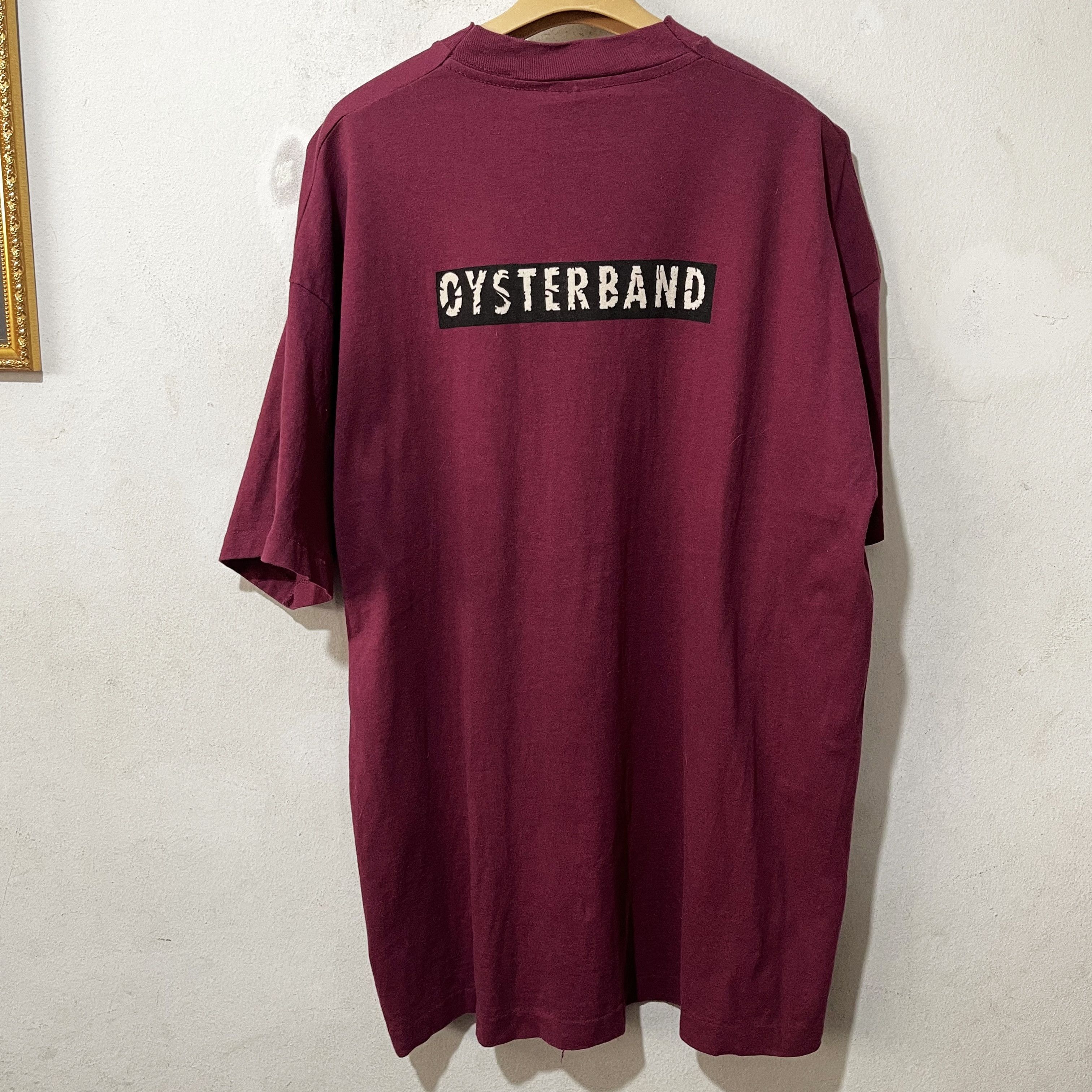 Band Tees × Vintage Vintage 90s Oysterband Shirt Size US XL / EU 56 / 4 - 3 Thumbnail