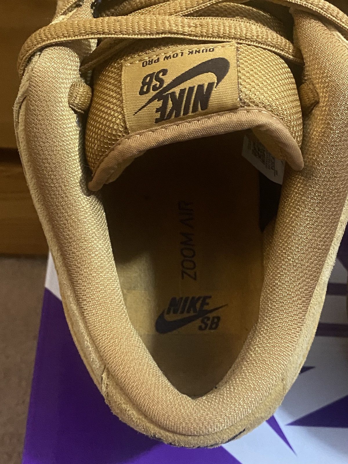 Nike SB Nike SB Dunk Low Wheat Mocha Size 11.5 Size US 11.5 / EU 44-45 - 7 Thumbnail