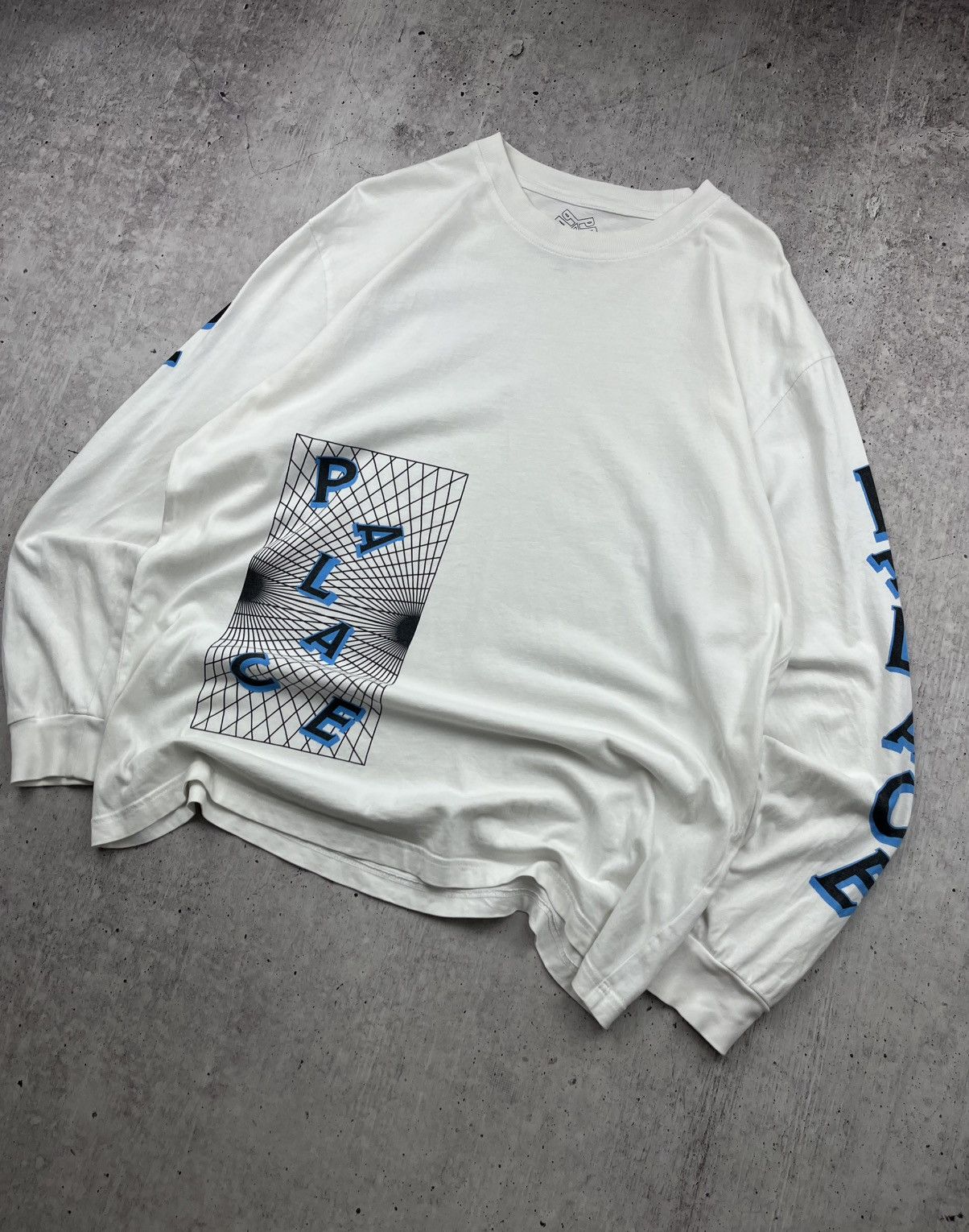 Palace Palace Griddle Longsleeve White Size US XL / EU 56 / 4 - 2 Thumbnail