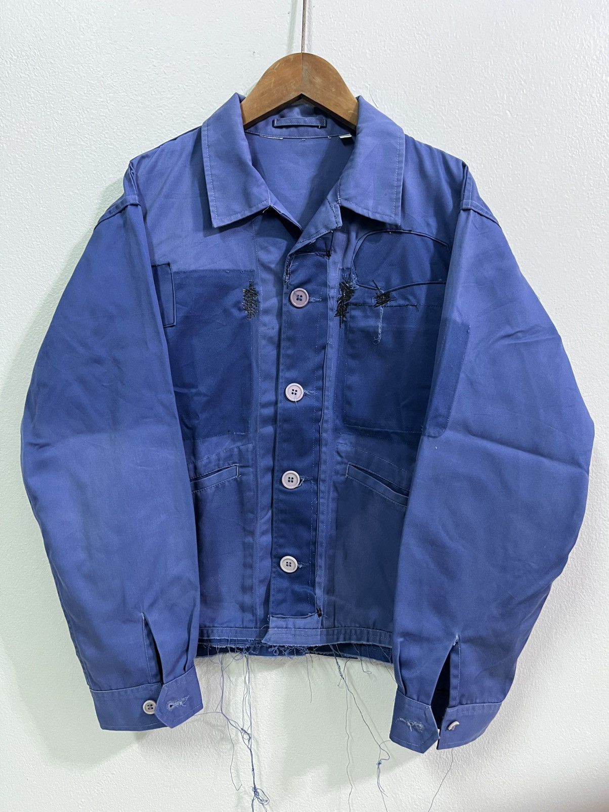 Vintage Sun Faded Vintage Works Jacket Patchwork Distressed Size US M / EU 48-50 / 2 - 1 Thumbnail