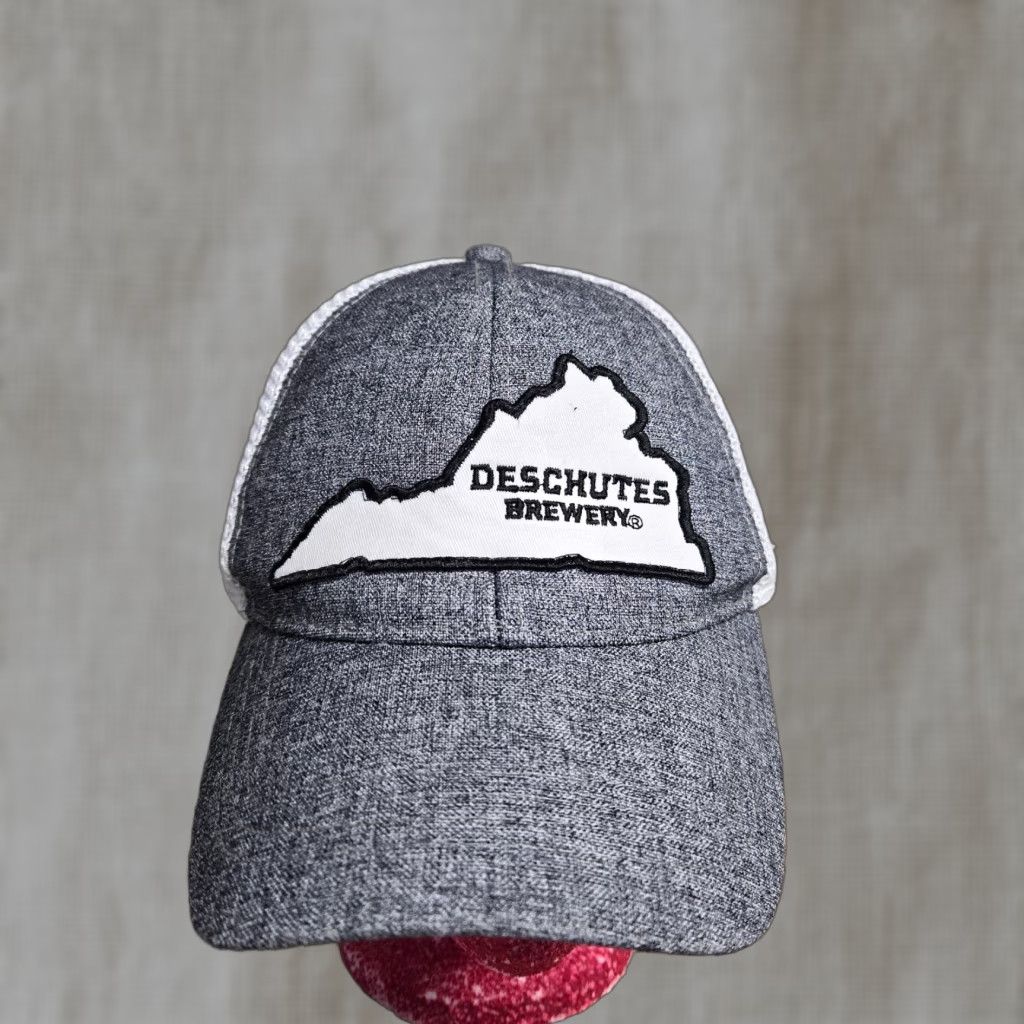 Vintage Deschutes Brewery Hat Men One Size Gray Roanoke VA Beer Snapback Trucker Cap Size ONE SIZE - 1 Thumbnail