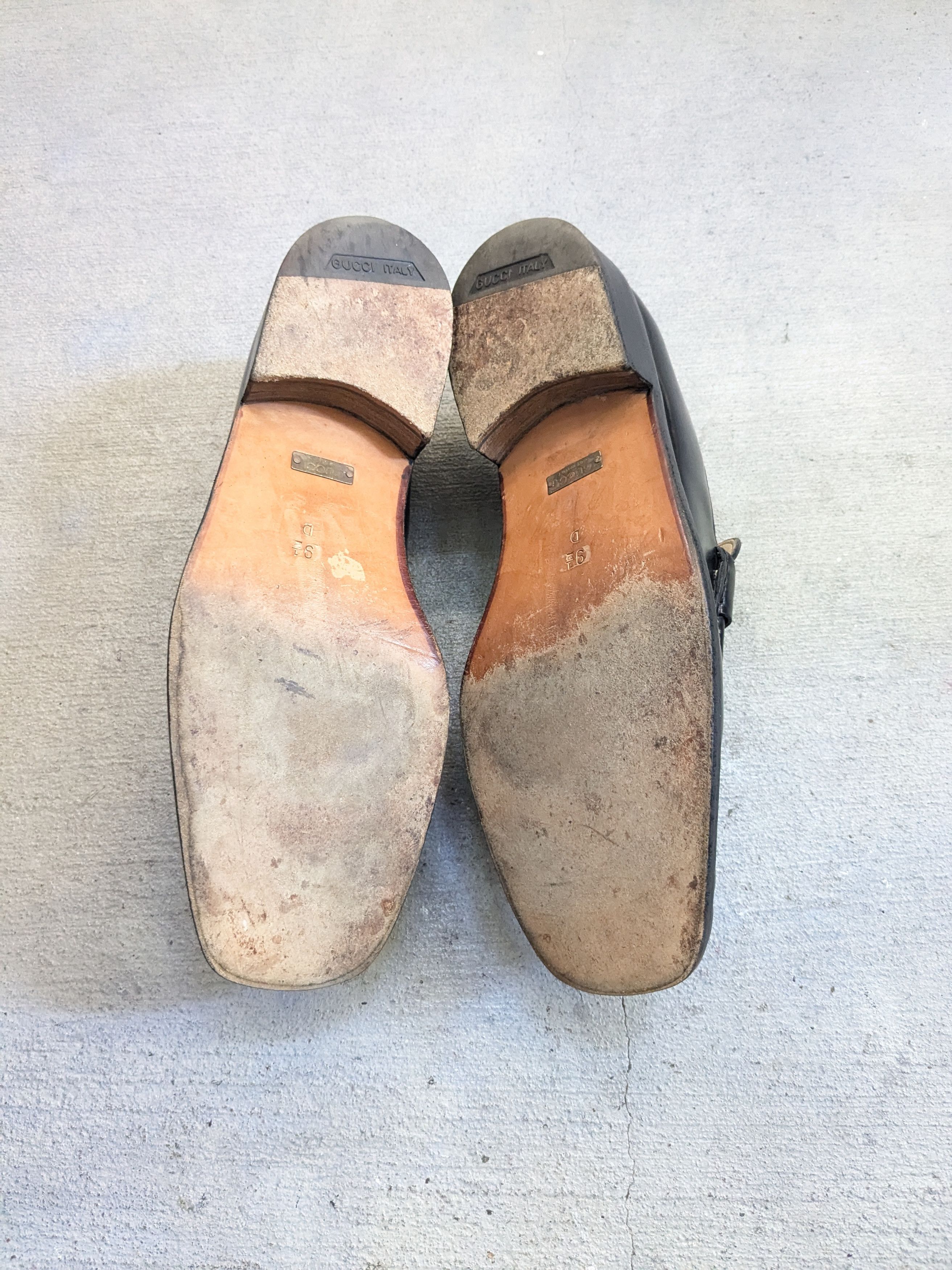 Gucci Gucci Loafers Black 9.5 D Leather Slip Ons Buckle Tom Ford Size US 9.5 / EU 42-43 - 18 Thumbnail