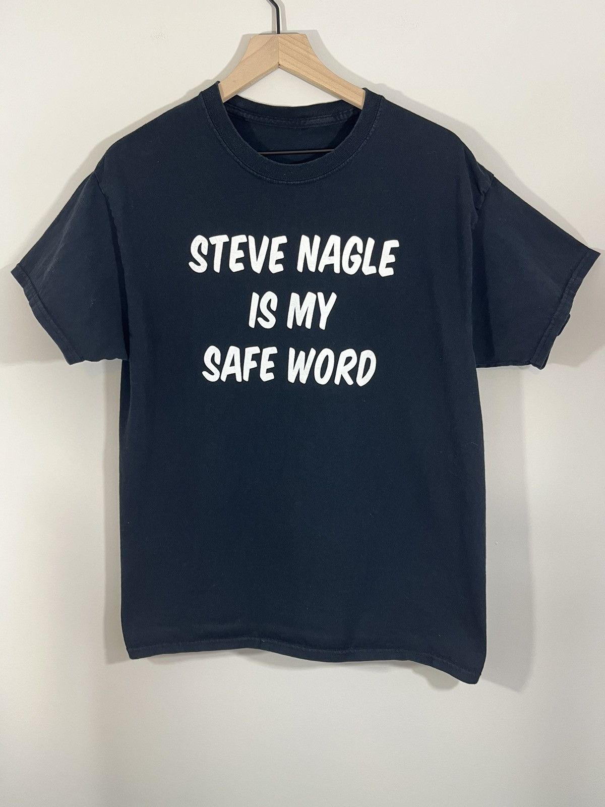 Vintage Safe Word Funny Kinky Sex Joke Adult Humor Tee Size US L / EU 52-54 / 3 - 2 Thumbnail