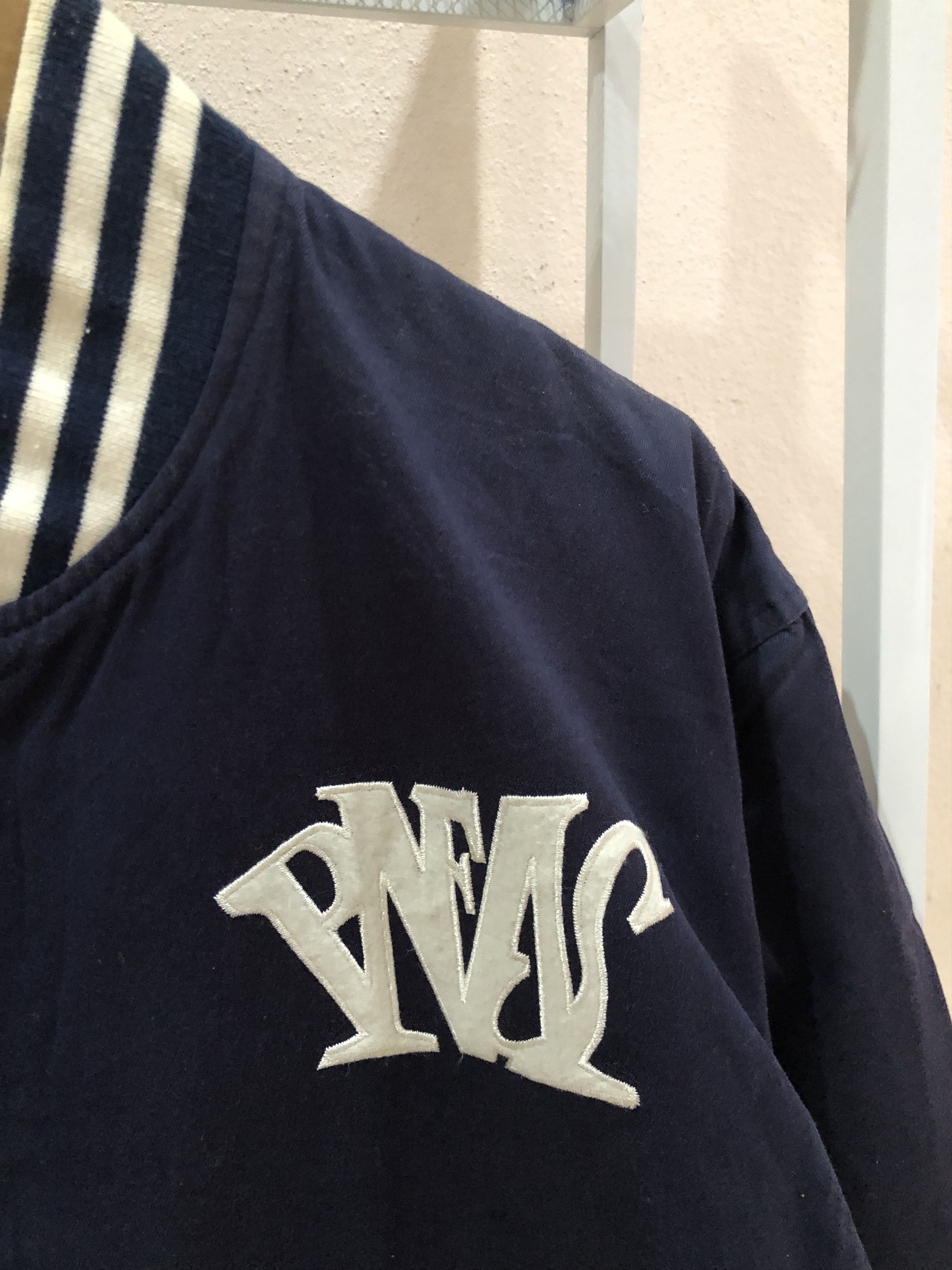 Japanese Brand Vintage 80s Paccino Reversible Embroidery Varsity Bomber Size US L / EU 52-54 / 3 - 5 Thumbnail