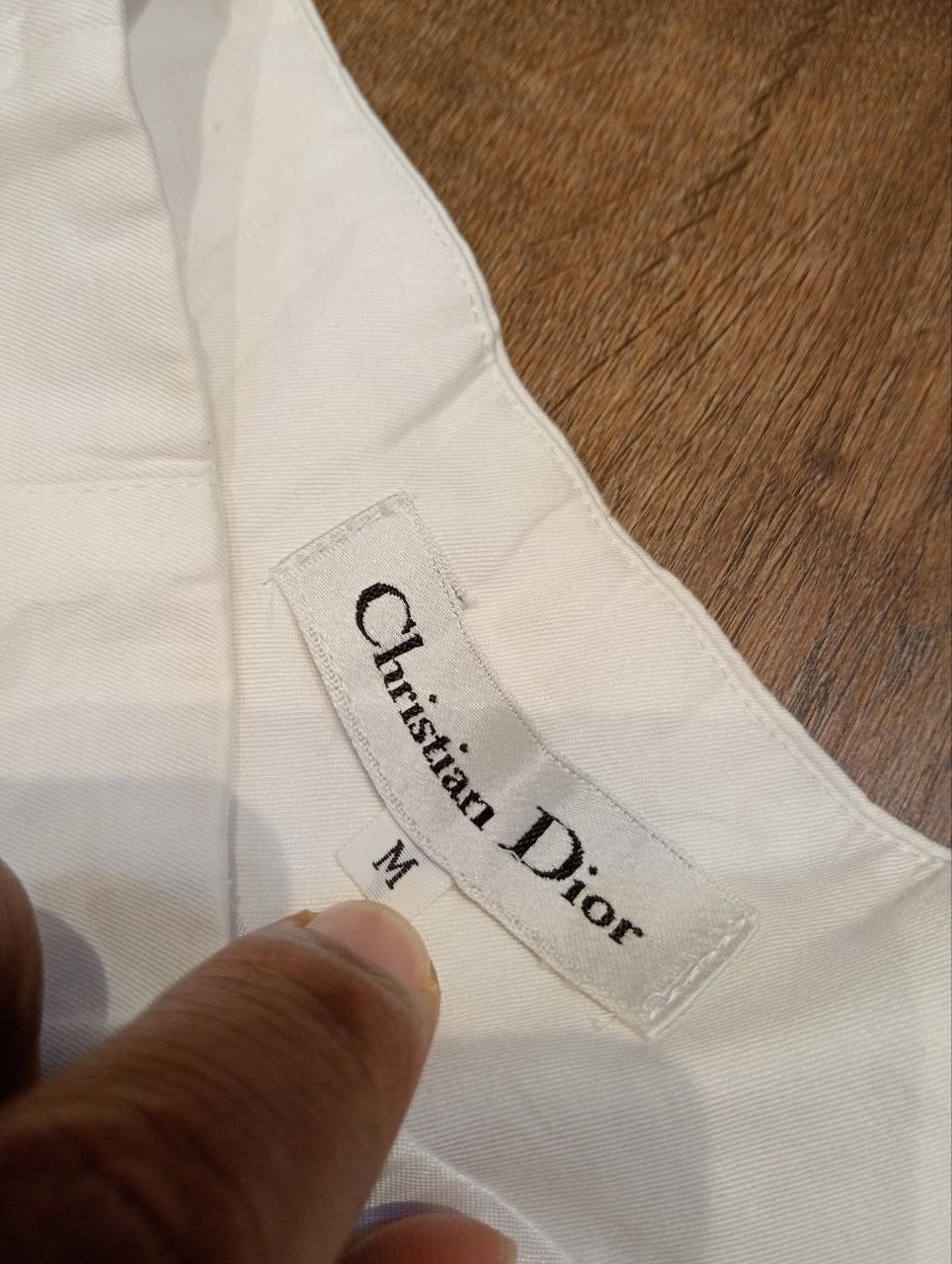 Christian Dior Monsieur VINTAGE CHRISTIAN DIOR WHITE PANTS Size 28" / US 6 / IT 42 - 6 Thumbnail