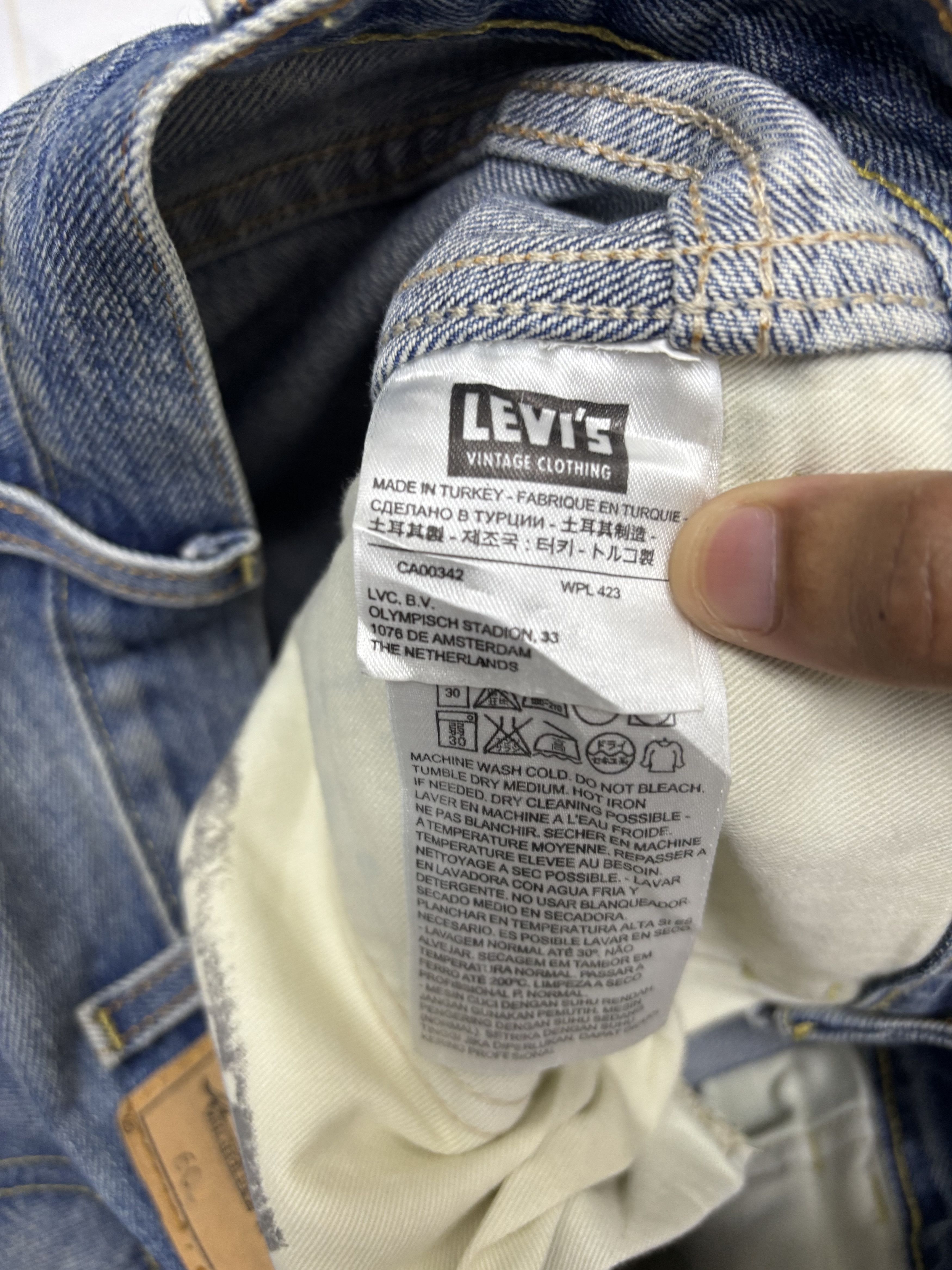 Levi's × Levi's Vintage Clothing × Vintage Vintage Levis Orange Tab Big E Distressed Denim Size 31" - 14 Thumbnail