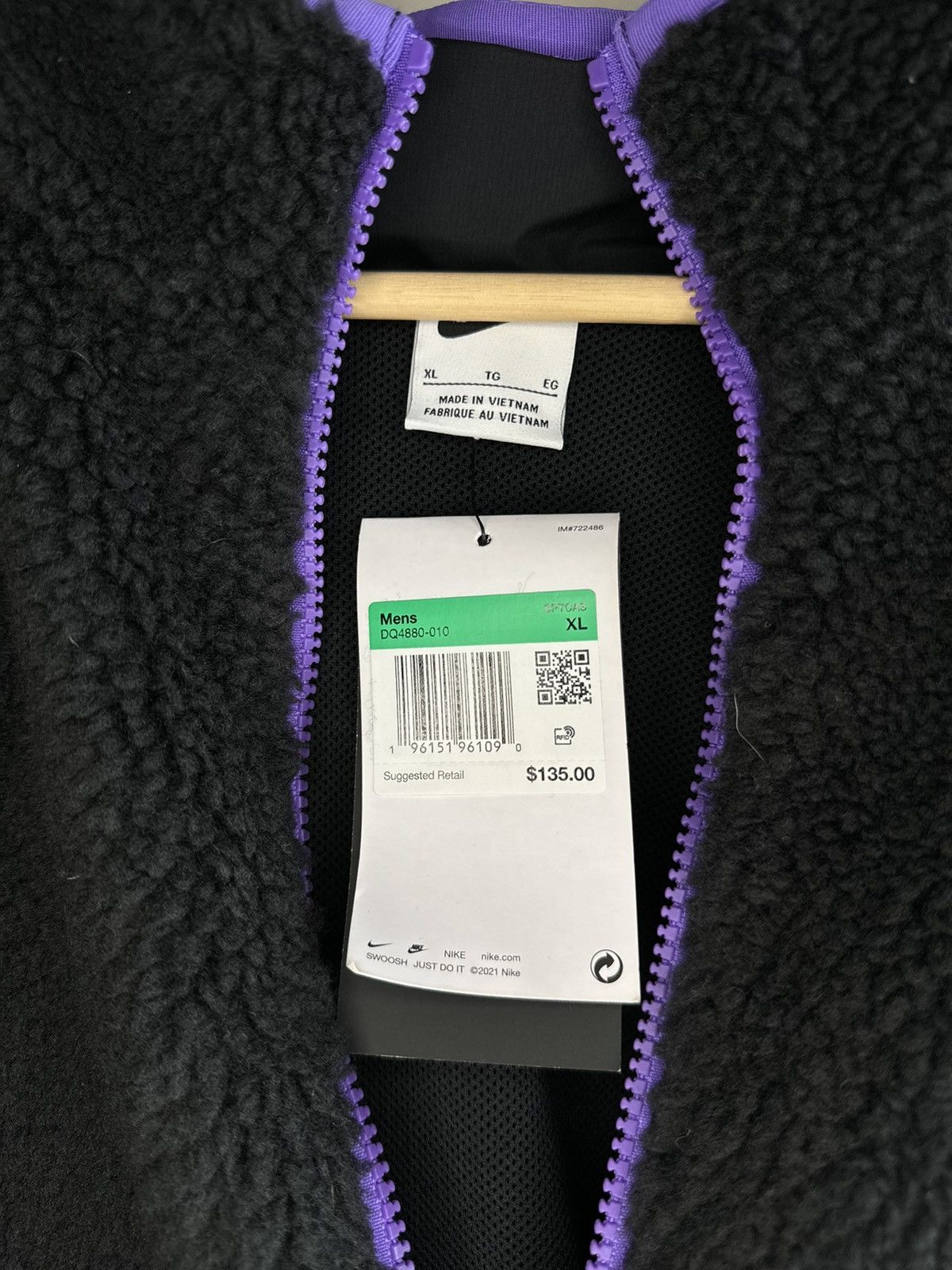 Nike Nike Sherpa Pullover Size US XL / EU 56 / 4 - 2 Thumbnail