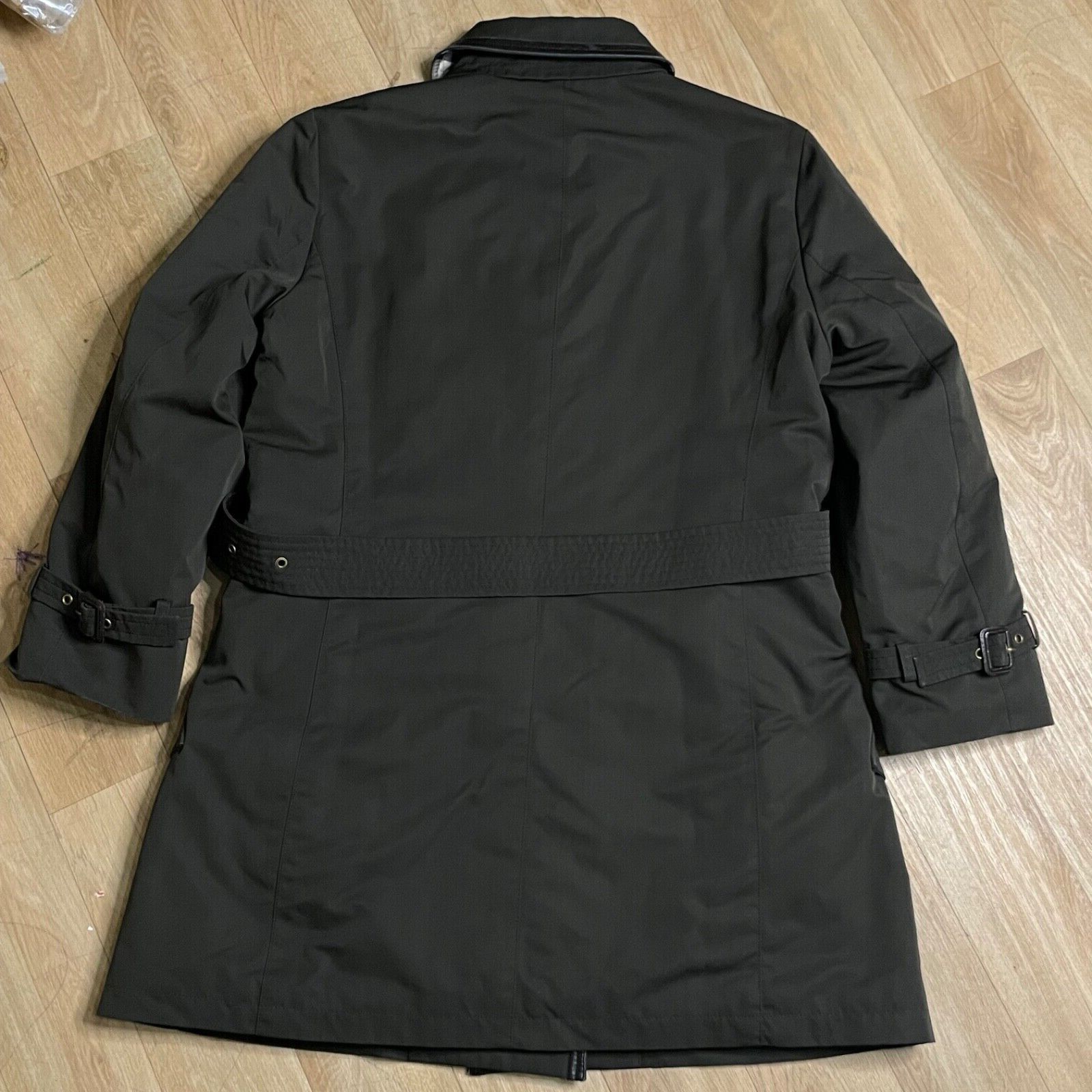Burberry BURBERRY LONDON TRENCH coat Nova Check Belted GREEN OLIVE Size M / US 6-8 / IT 42-44 - 9 Thumbnail