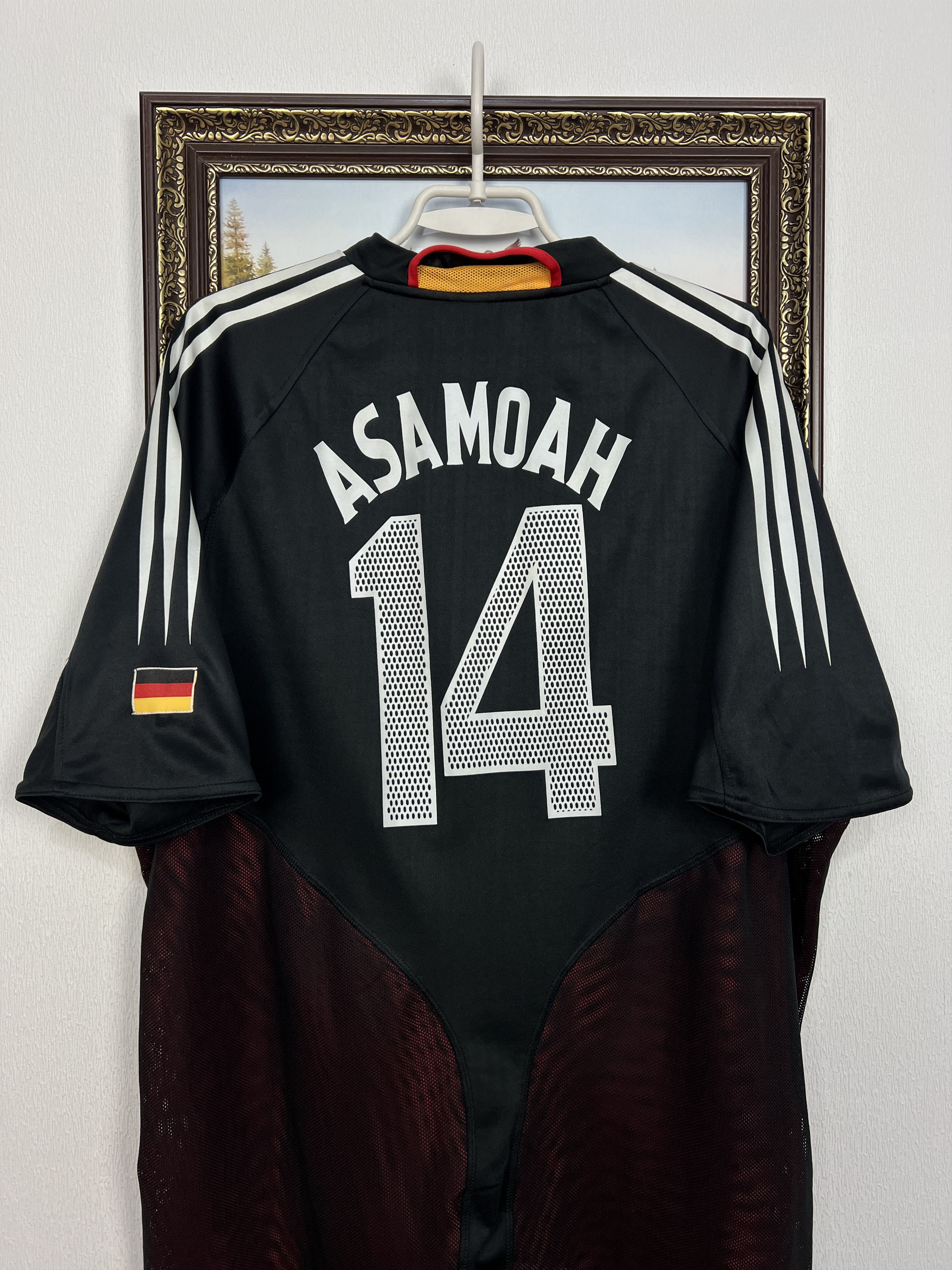 Adidas Germany football shirt Soccer #14 Asamoah Jersey Trikot Size US XXL / EU 58 / 5 - 8 Thumbnail