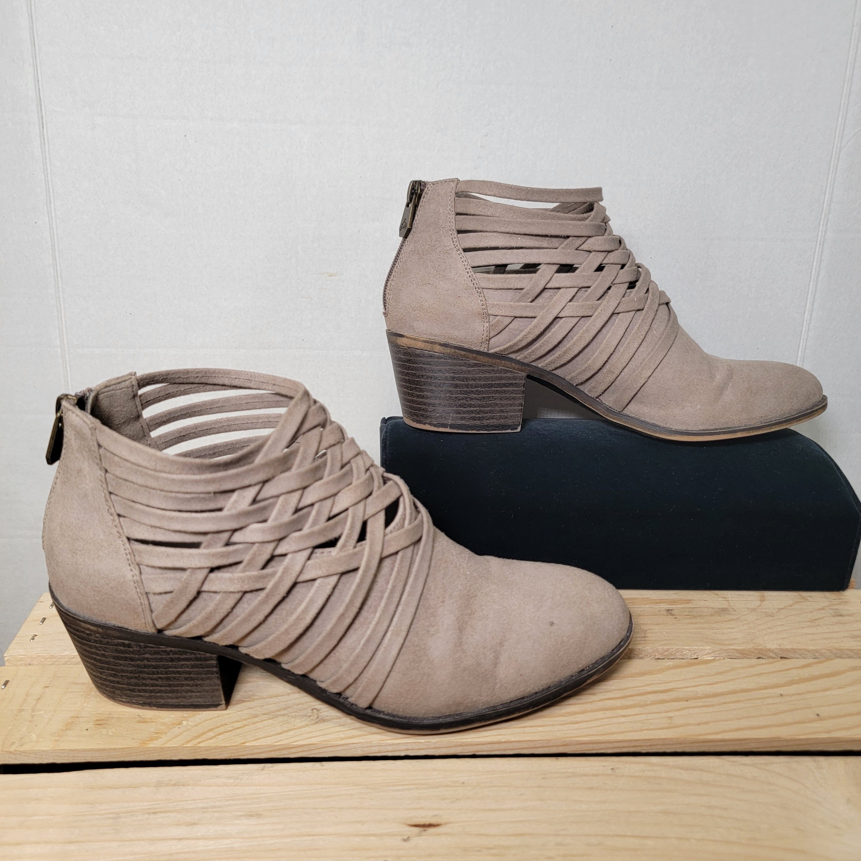 Other Fergalicious by Fergie Faux Suede Ankle Boots w/ Box - 9M Size US 9 / IT 39 - 1 Thumbnail