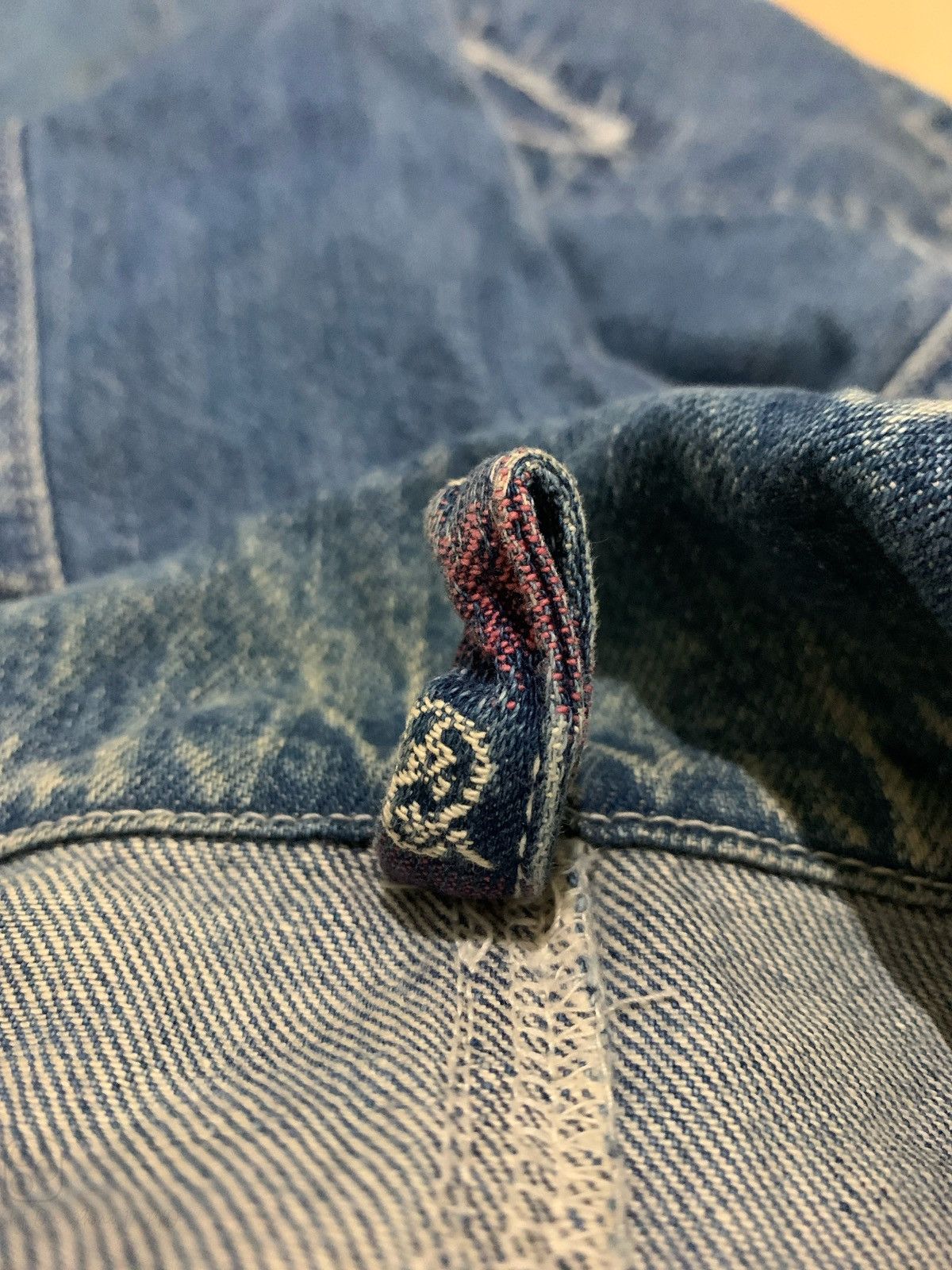 Hysteric Glamour × Japanese Brand Vintage Hysteric Glamour Distressed Denim Jakcet Size ONE SIZE - 11 Thumbnail