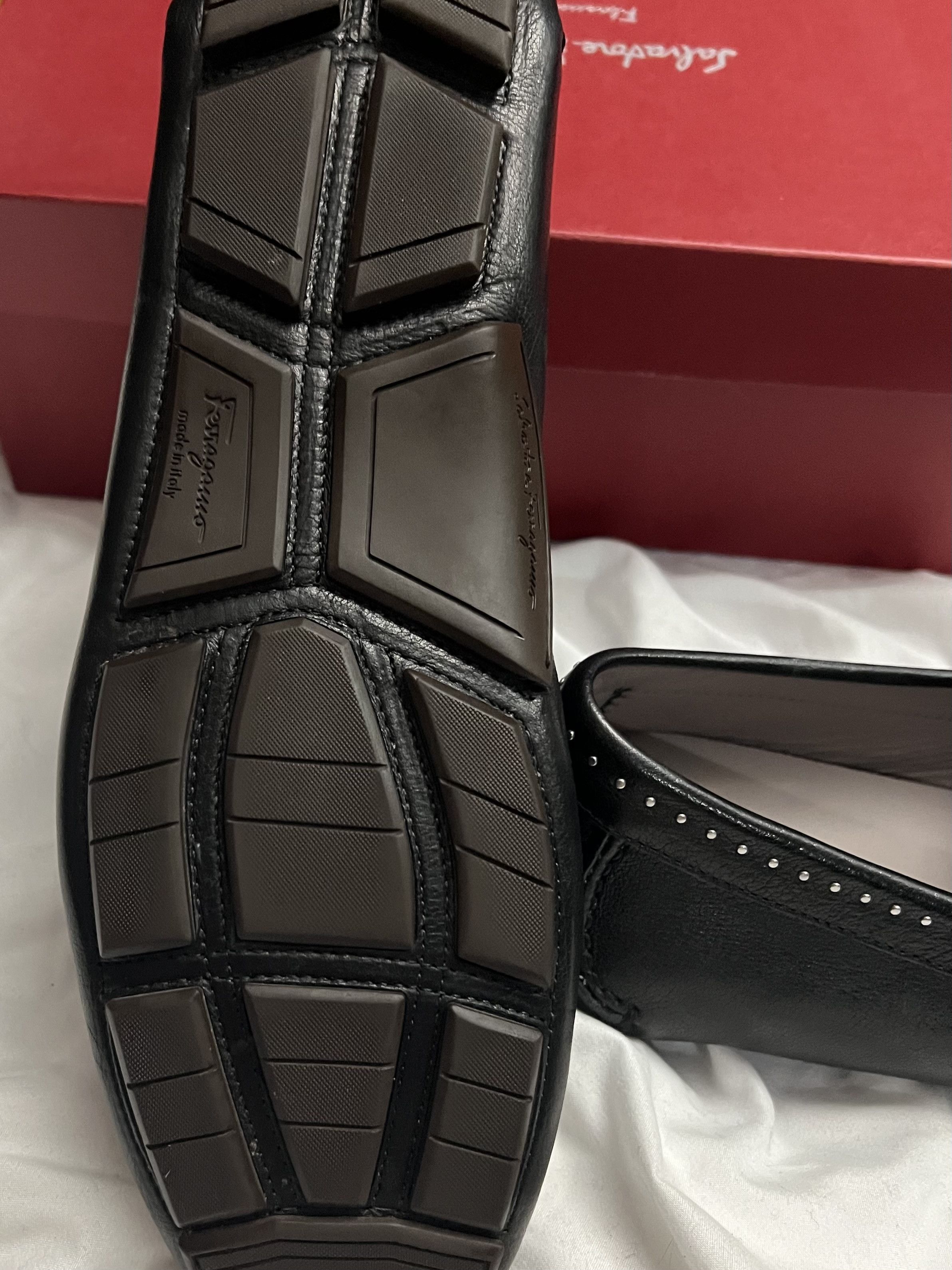 Salvatore Ferragamo PARIGI STU CM NERO BUFFALO Size US 11 / EU 44 - 6 Thumbnail