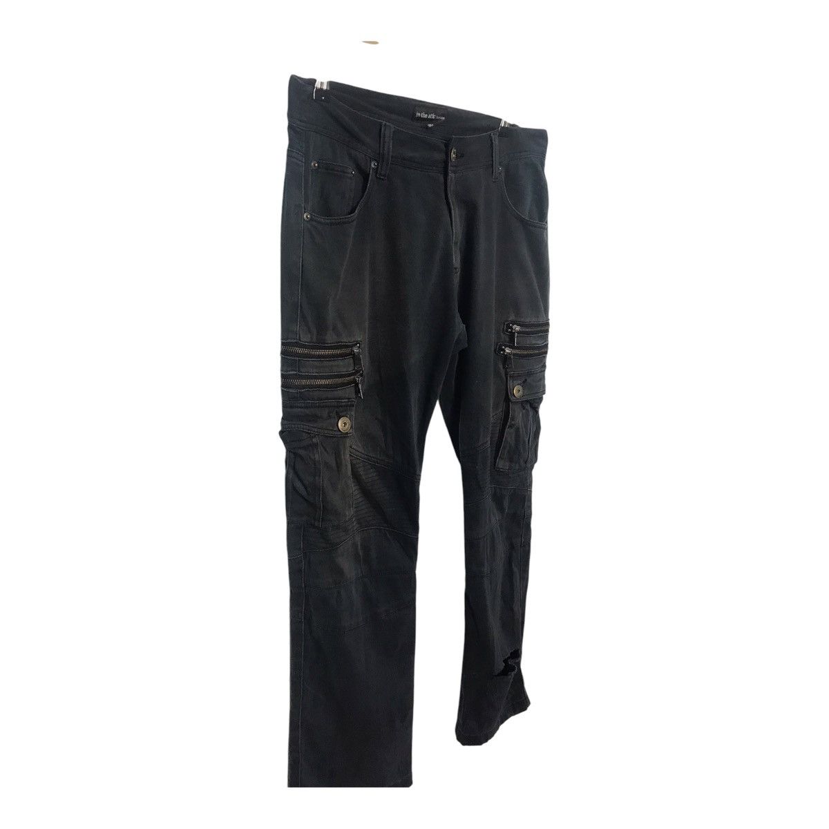 Hysteric Glamour × Japanese Brand × semanticdesign Semantic Design Sun Faded Damaged Black Pant Size US 36 / EU 52 - 4 Thumbnail