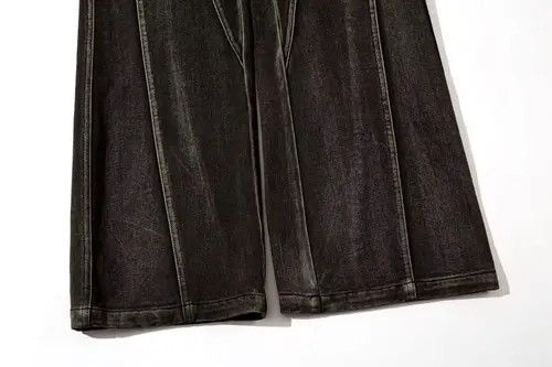 Jean Tamaki x Yuki Streetwear Washed Spliced Design Jeans Pants Size US 34 / EU 50 - 7 Thumbnail